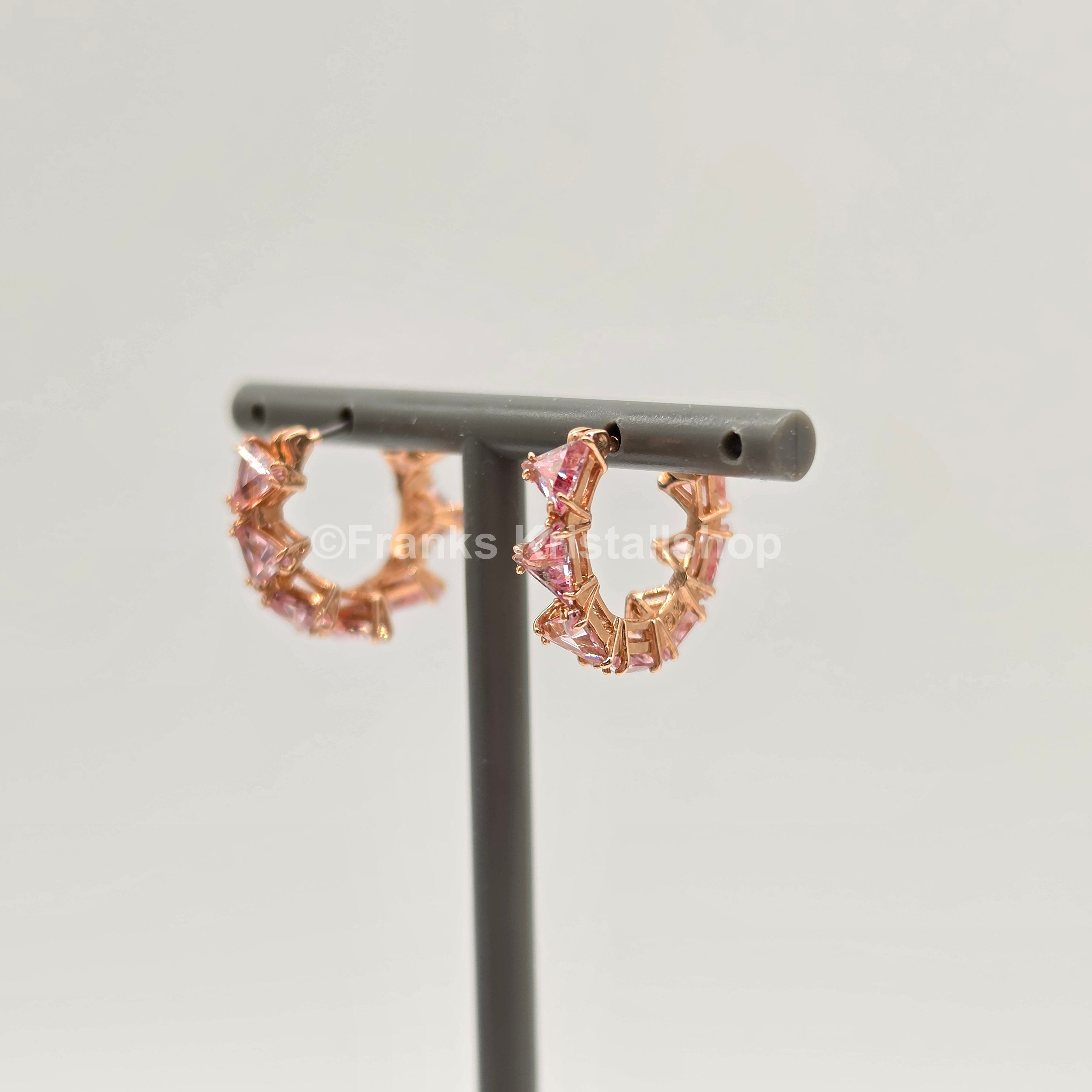 SWAROVSKI Millenia Ohrringe Kreolen Rosa, Roségold 5614930 oU