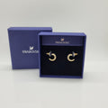 SWAROVSKI Mini Hoop Kreolen Ohrringe Weiß, Goldlegierung 5022451 oU
