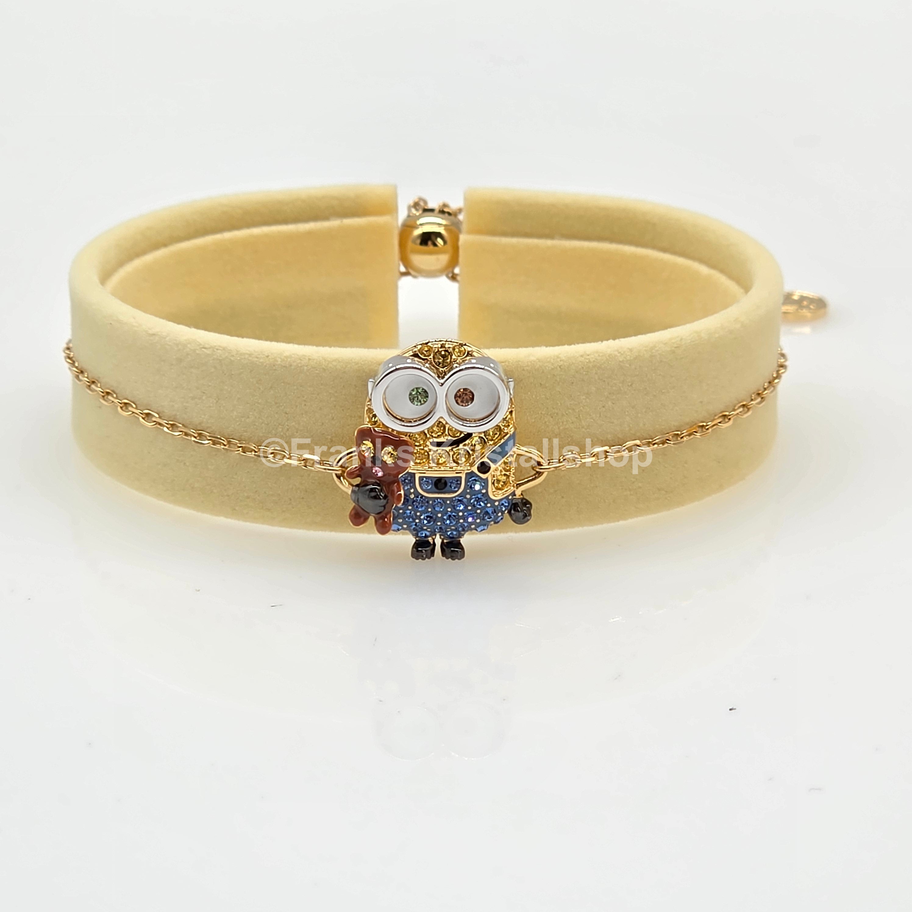 SWAROVSKI Minions Bob Armband, Mehrfarbig, Gold 5743386