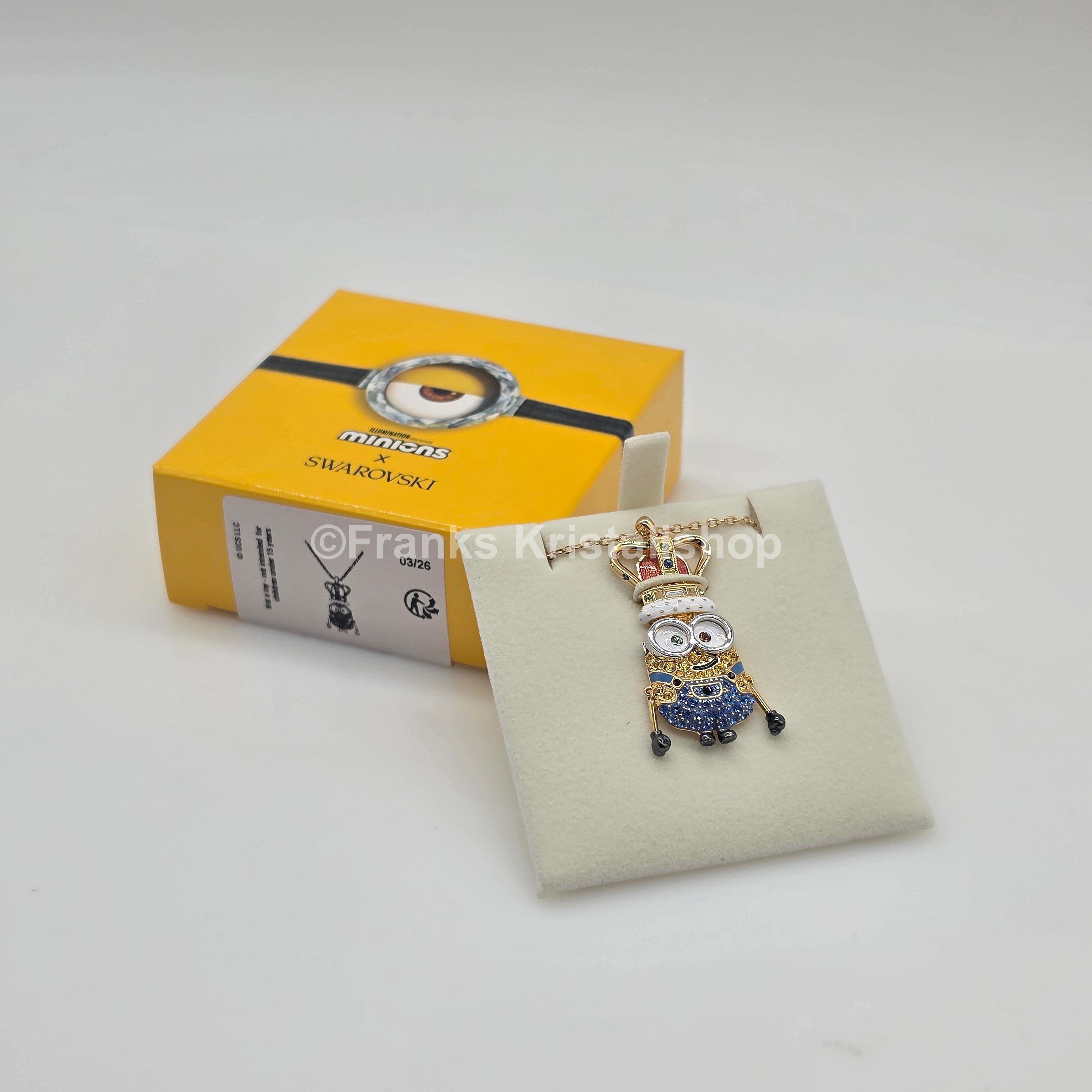 SWAROVSKI Minions Halskette King Bob Anhänger, Mehrfarbig, Gold 5743385