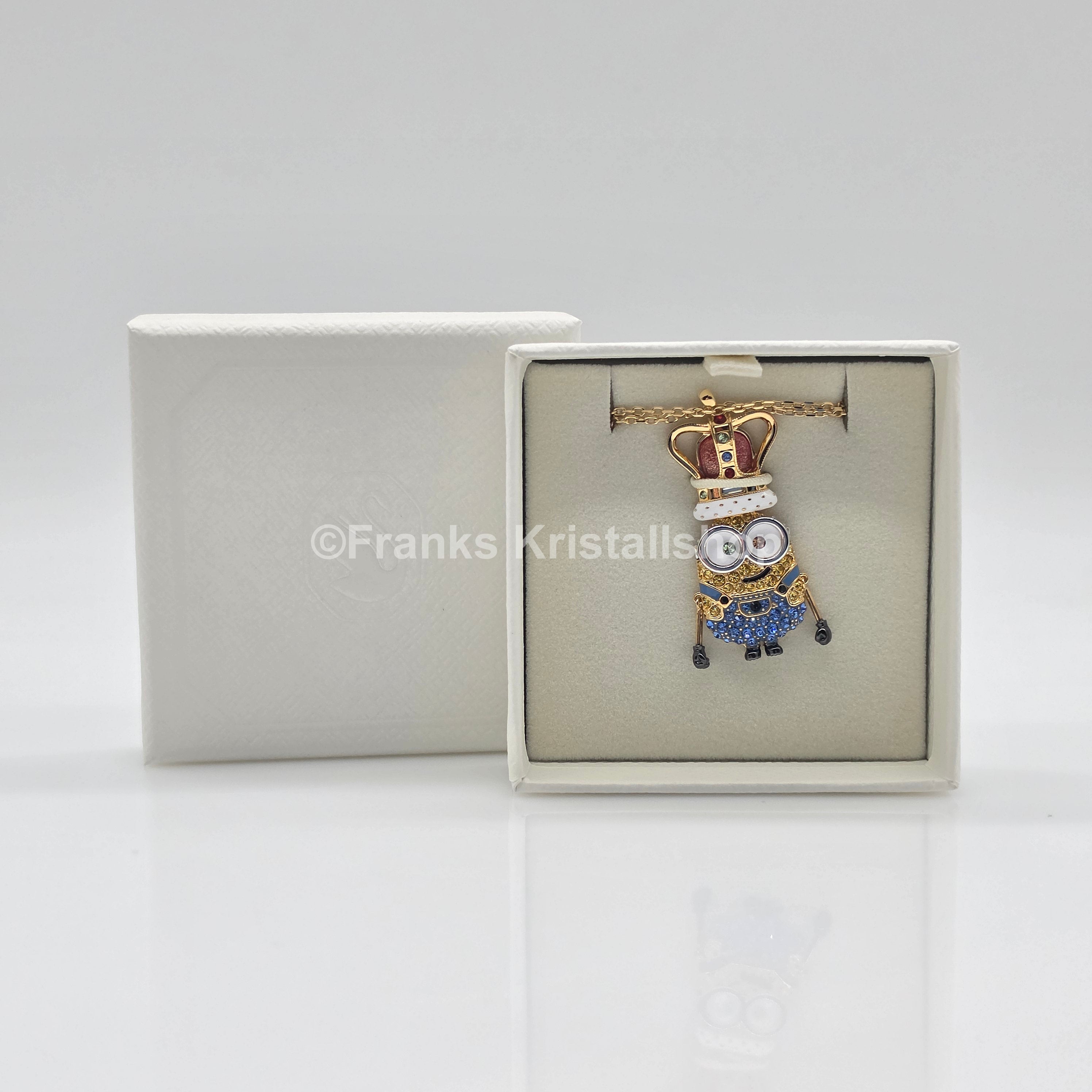 SWAROVSKI Minions Halskette King Bob Anhänger, Mehrfarbig, Gold 5743385
