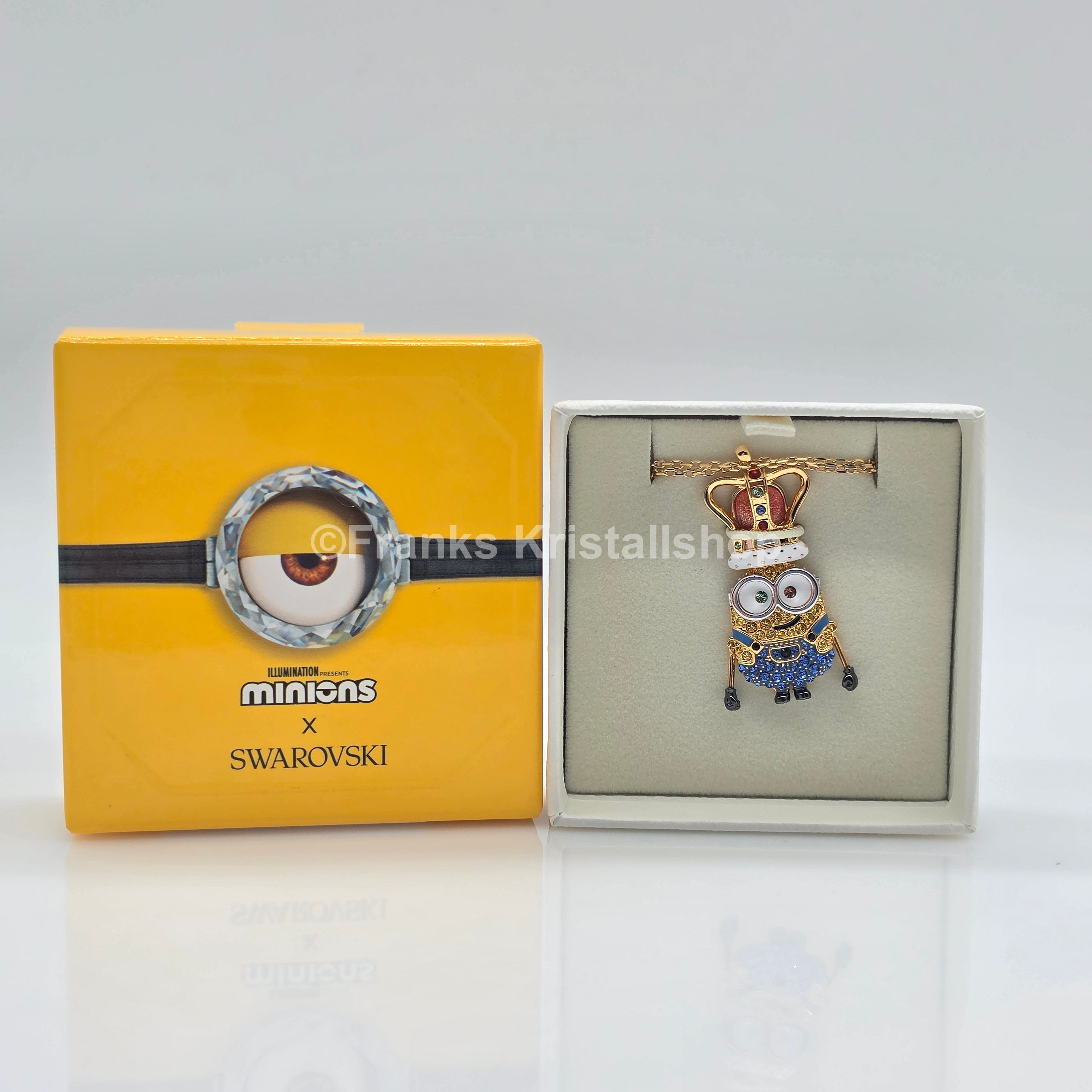 SWAROVSKI Minions Halskette King Bob Anhänger, Mehrfarbig, Gold 5743385