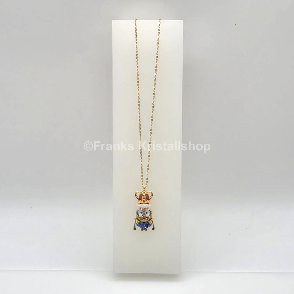 SWAROVSKI Minions Halskette King Bob Anhänger, Mehrfarbig, Gold 5743385