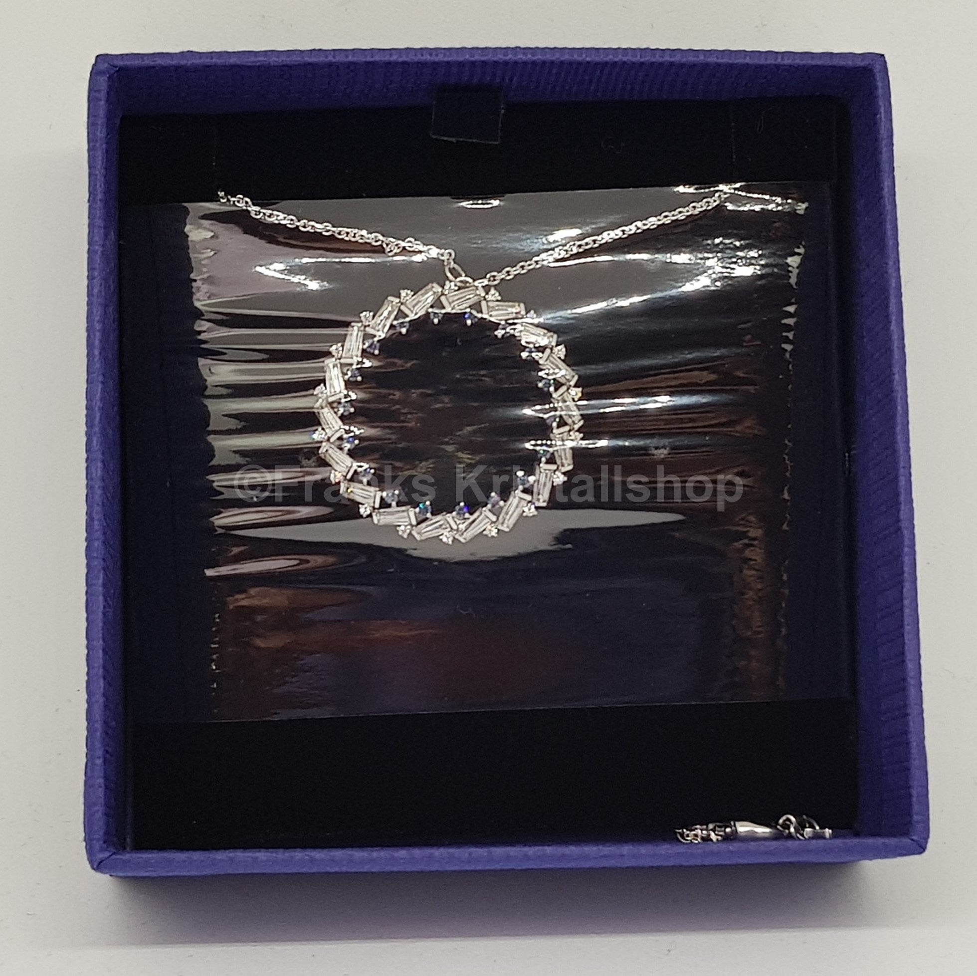 SWAROVSKI Ring Kranz Halskette Naeli Kette, Weiß, Rhodiniert 5467454
