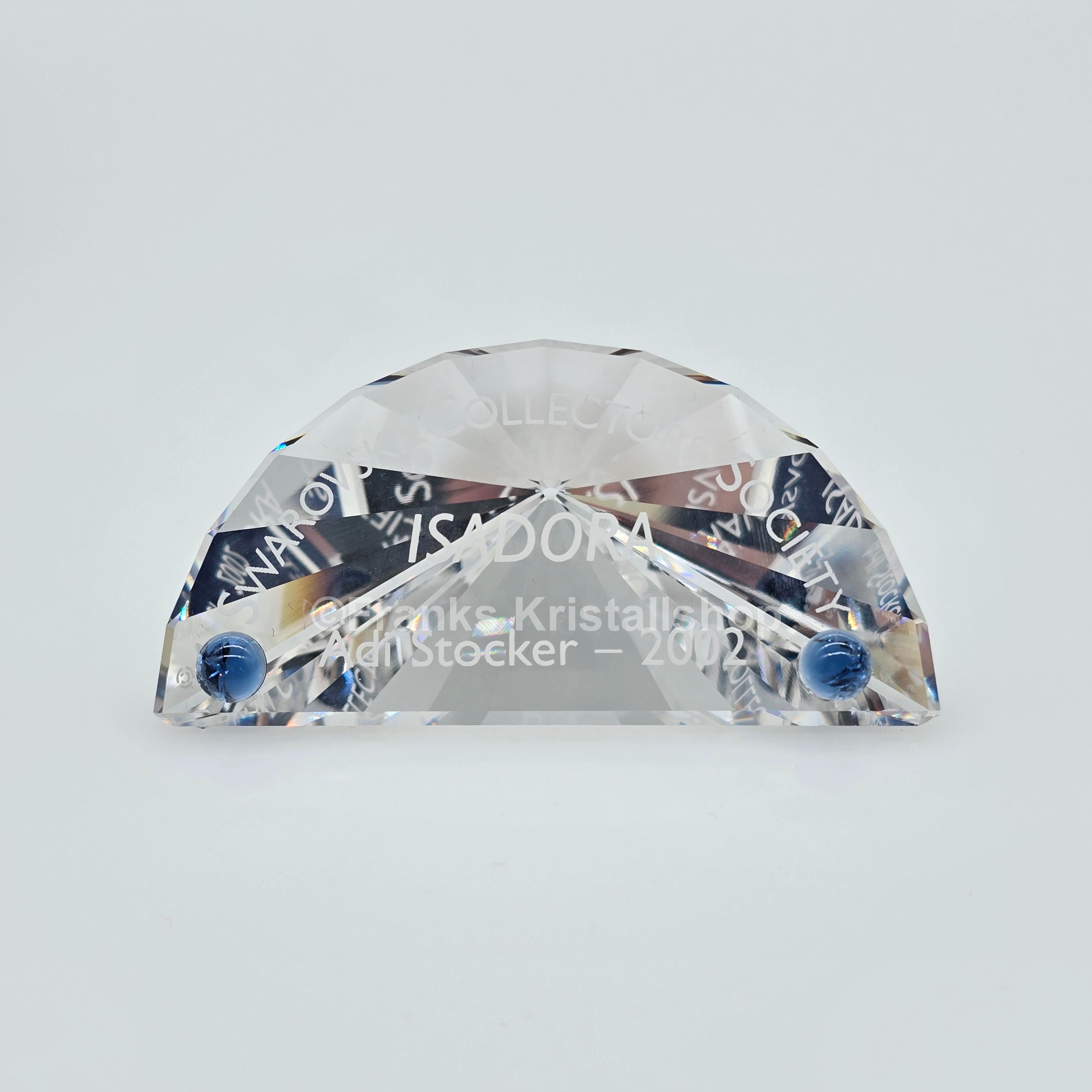 SWAROVSKI SCS Jahresfigur 2002 Magic of Dance Tänzerin Isadora VAR 2 mit Namensschild 279648
