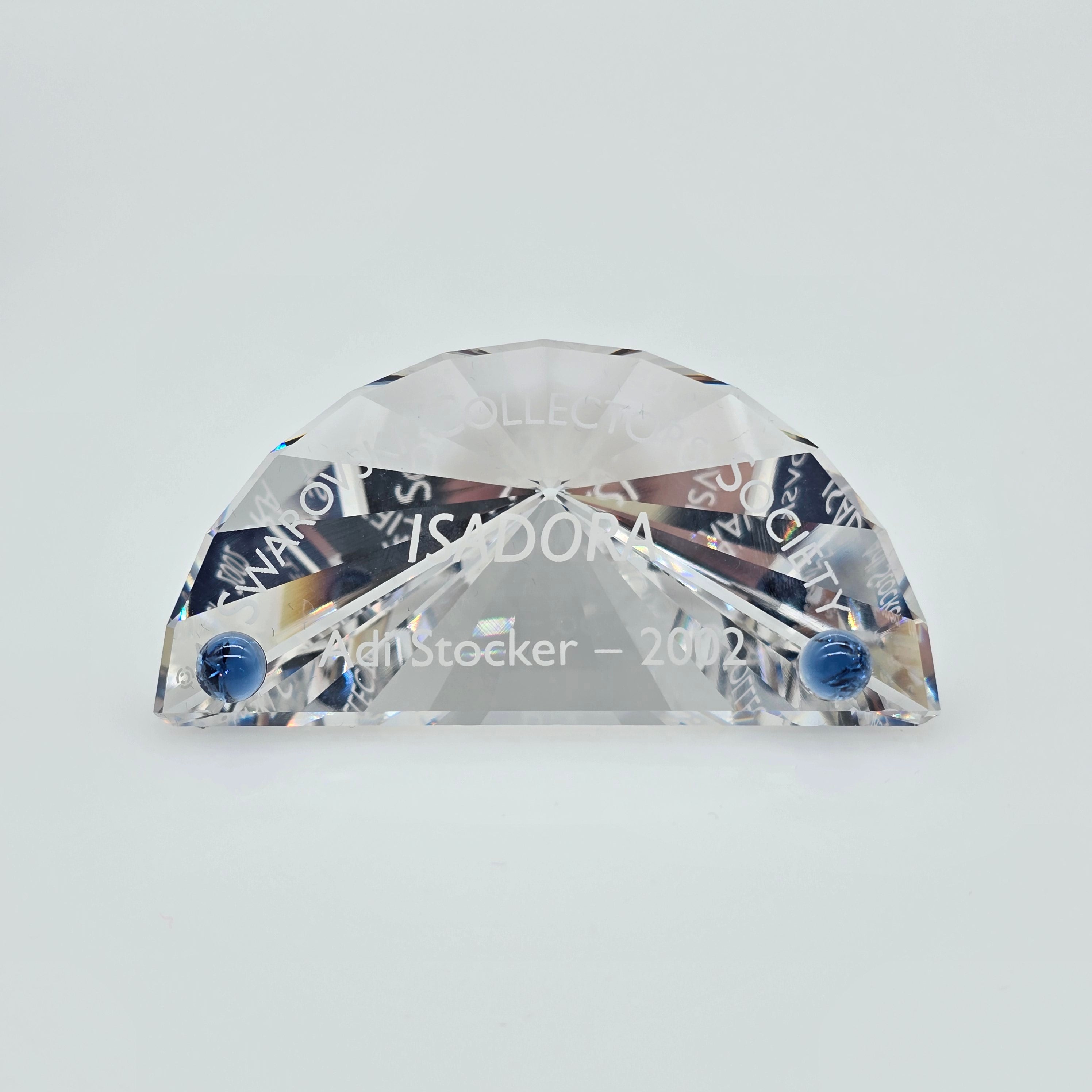 SWAROVSKI SCS Jahresfigur 2002 Magic of Dance Tänzerin Isadora VAR 1 mit Namensschild 279648 oU