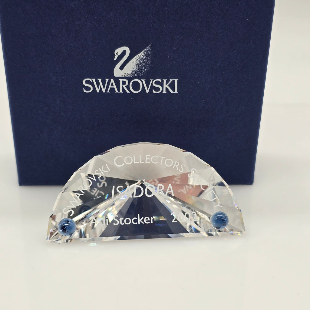 SWAROVSKI SCS Jahresfigur 2002 Magic of Dance Tänzerin Isadora VAR 1 mit Namensschild 279648 oU