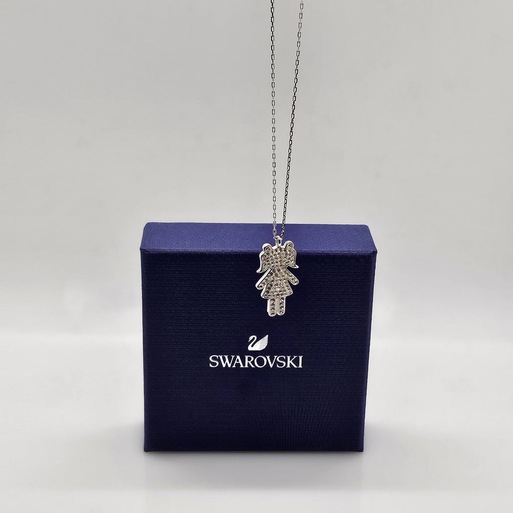SWAROVSKI Nao Girl Halskette Mädchen Anhänger Weiß, Rhodiniert 1081973 o.U.
