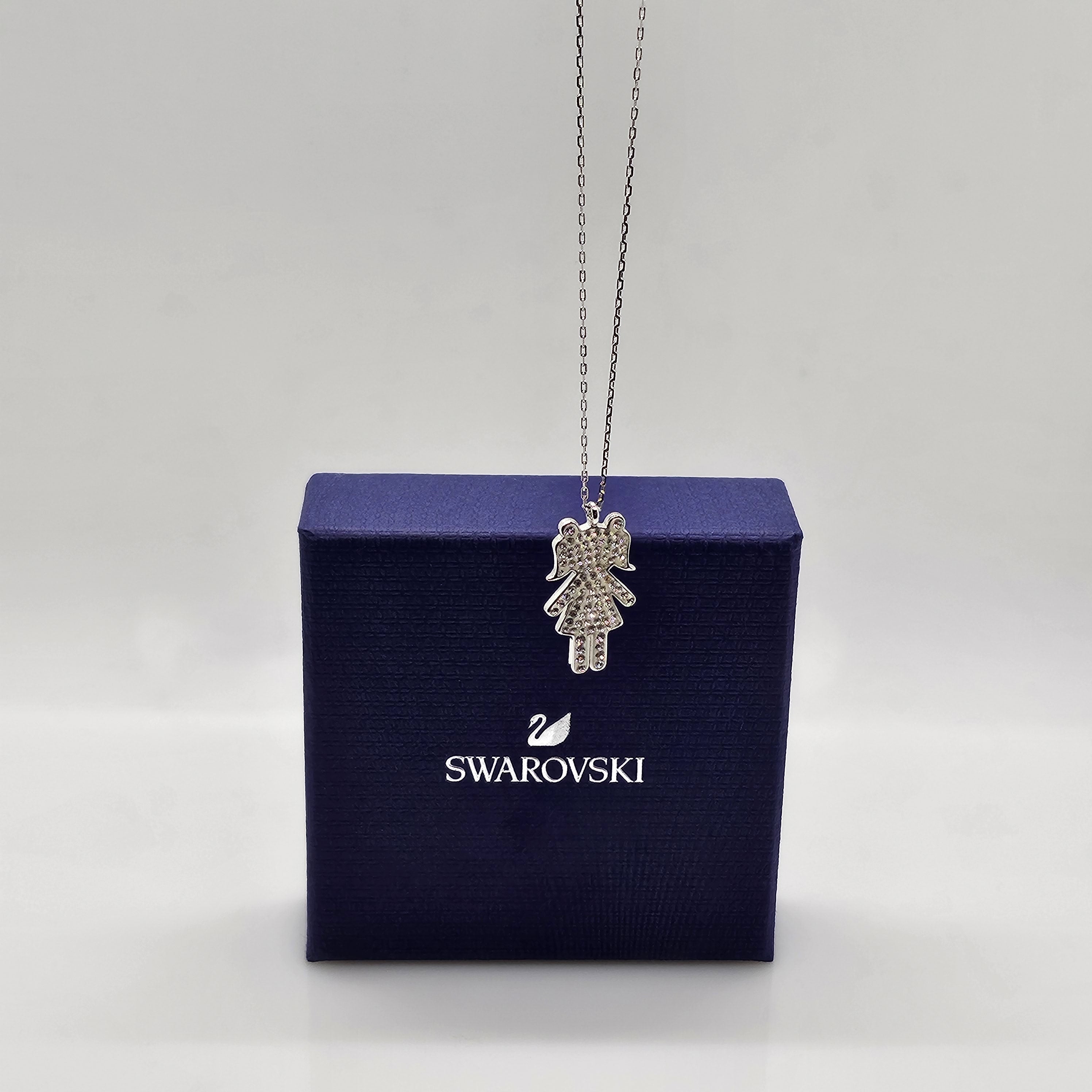 SWAROVSKI Nao Girl Halskette Mädchen Anhänger Weiß, Rhodiniert 1081973 o.U.