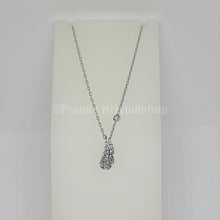 Lade das Bild in den Galerie-Viewer, SWAROVSKI Naughty Feder Halskette Weiß, Rhodiniert 5512365 oU
