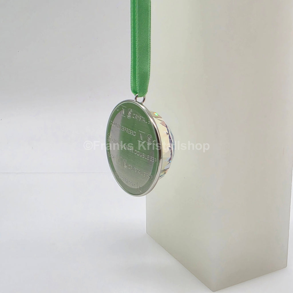 SWAROVSKI Nespresso x Swarovski Festliches Kristallornament Grün 5767262