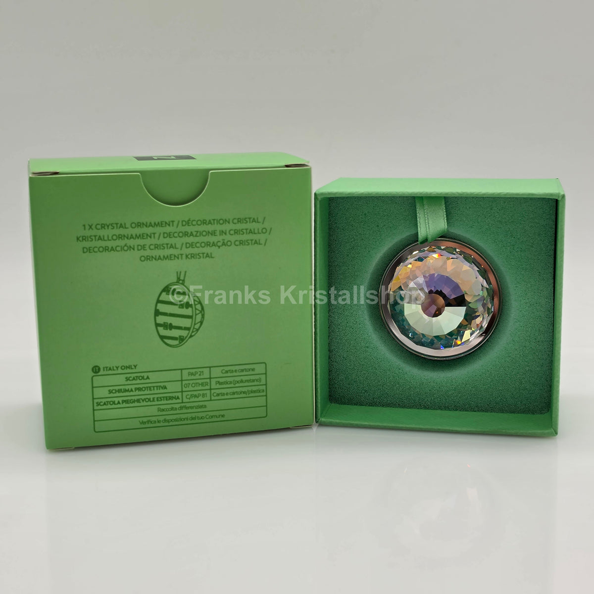 SWAROVSKI Nespresso x Swarovski Festliches Kristallornament Grün 5767262