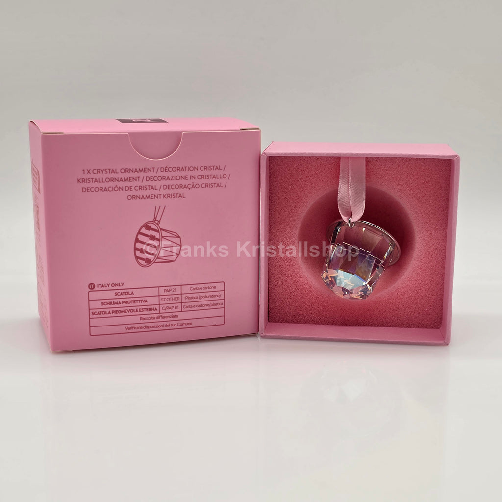 SWAROVSKI Nespresso x Swarovski Festliches Kristallornament Rosa 5767261