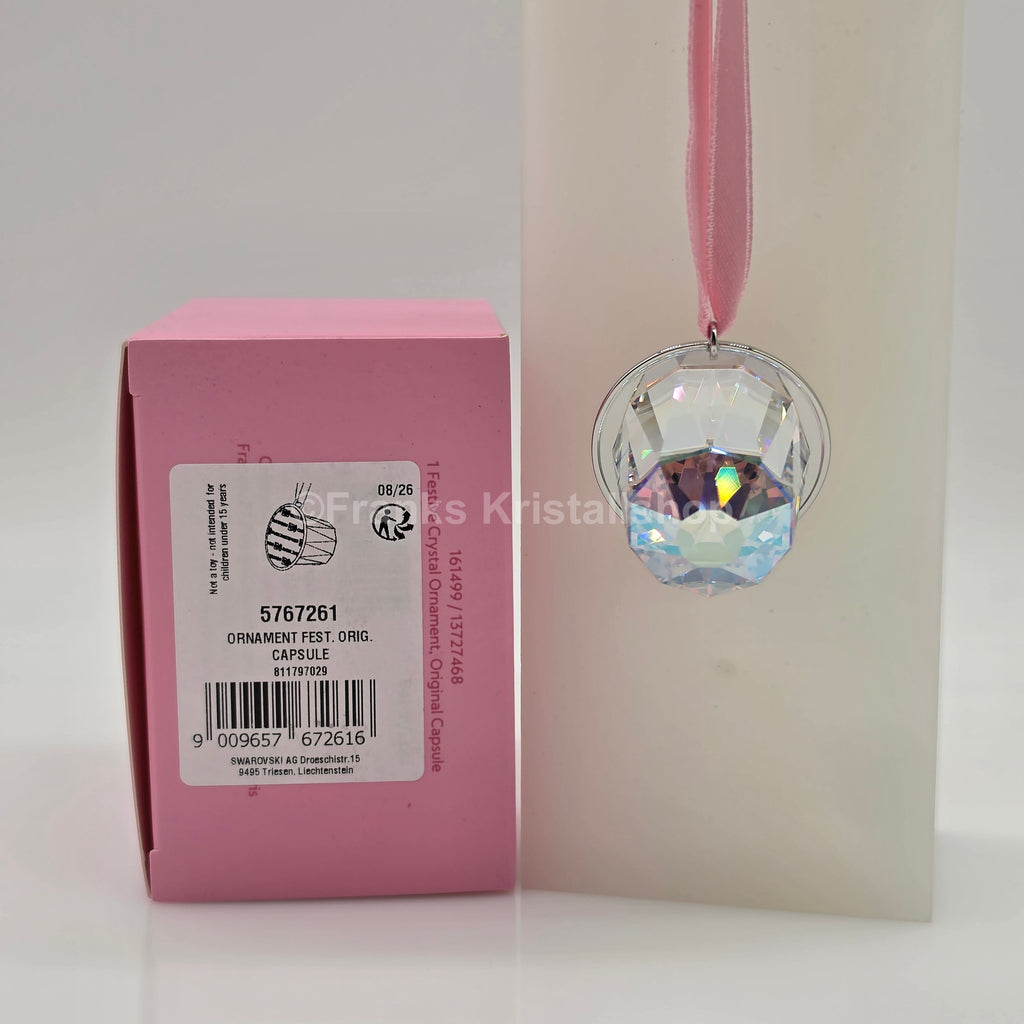 SWAROVSKI Nespresso x Swarovski Festliches Kristallornament Rosa 5767261