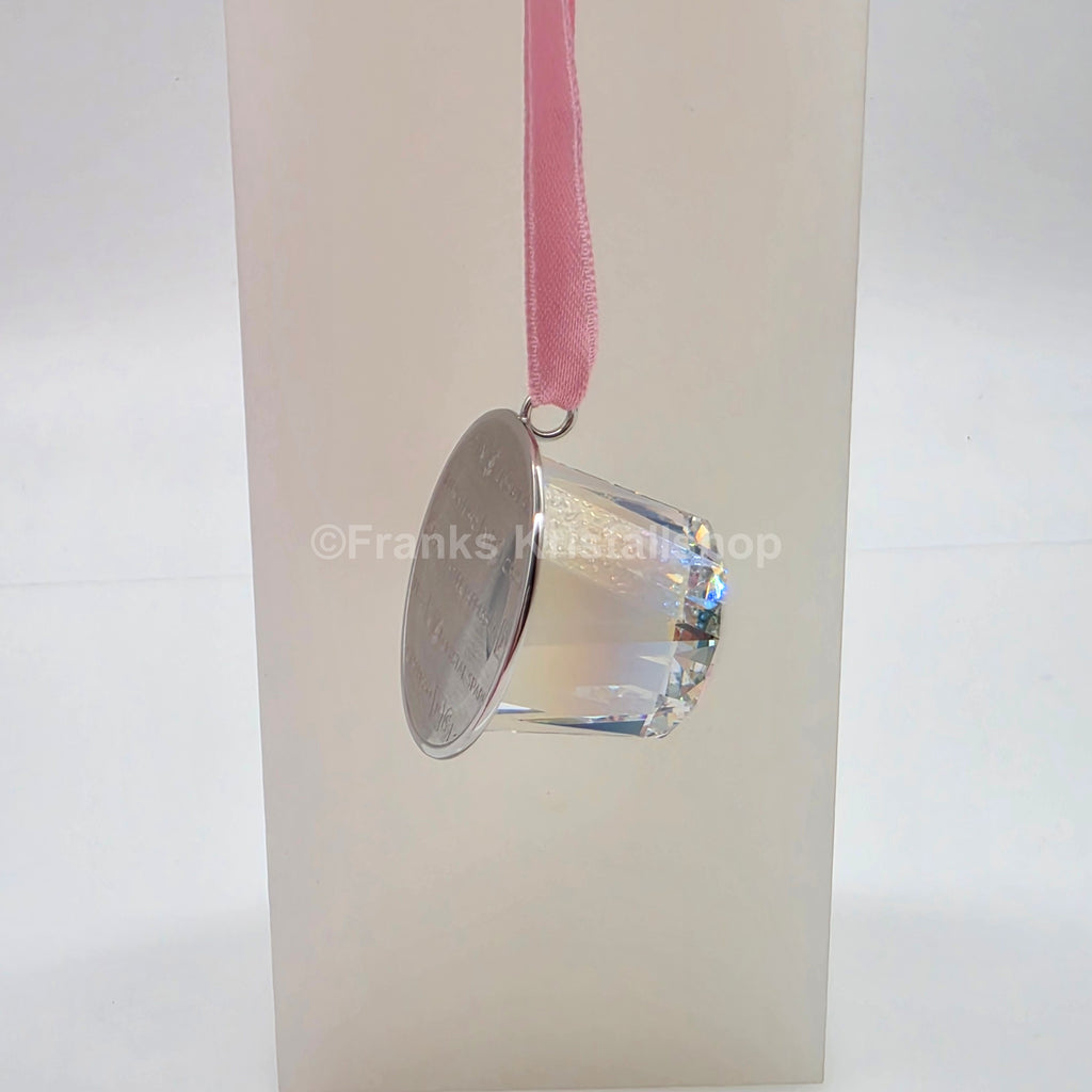 SWAROVSKI Nespresso x Swarovski Festliches Kristallornament Rosa 5767261