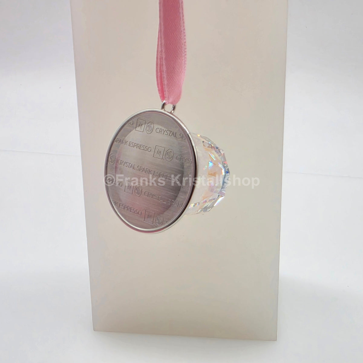 SWAROVSKI Nespresso x Swarovski Festliches Kristallornament Rosa 5767261