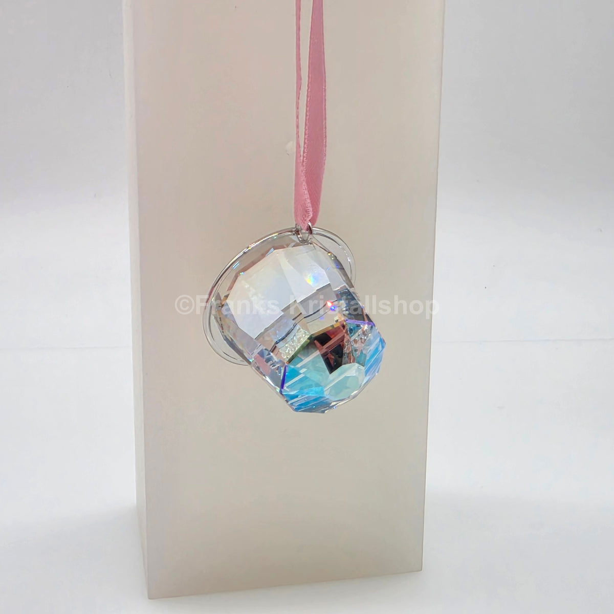 SWAROVSKI Nespresso x Swarovski Festliches Kristallornament Rosa 5767261