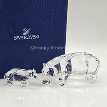 Lade das Bild in den Galerie-Viewer, SWAROVSKI Nilpferd Mutter und Kind 5135920 oU
