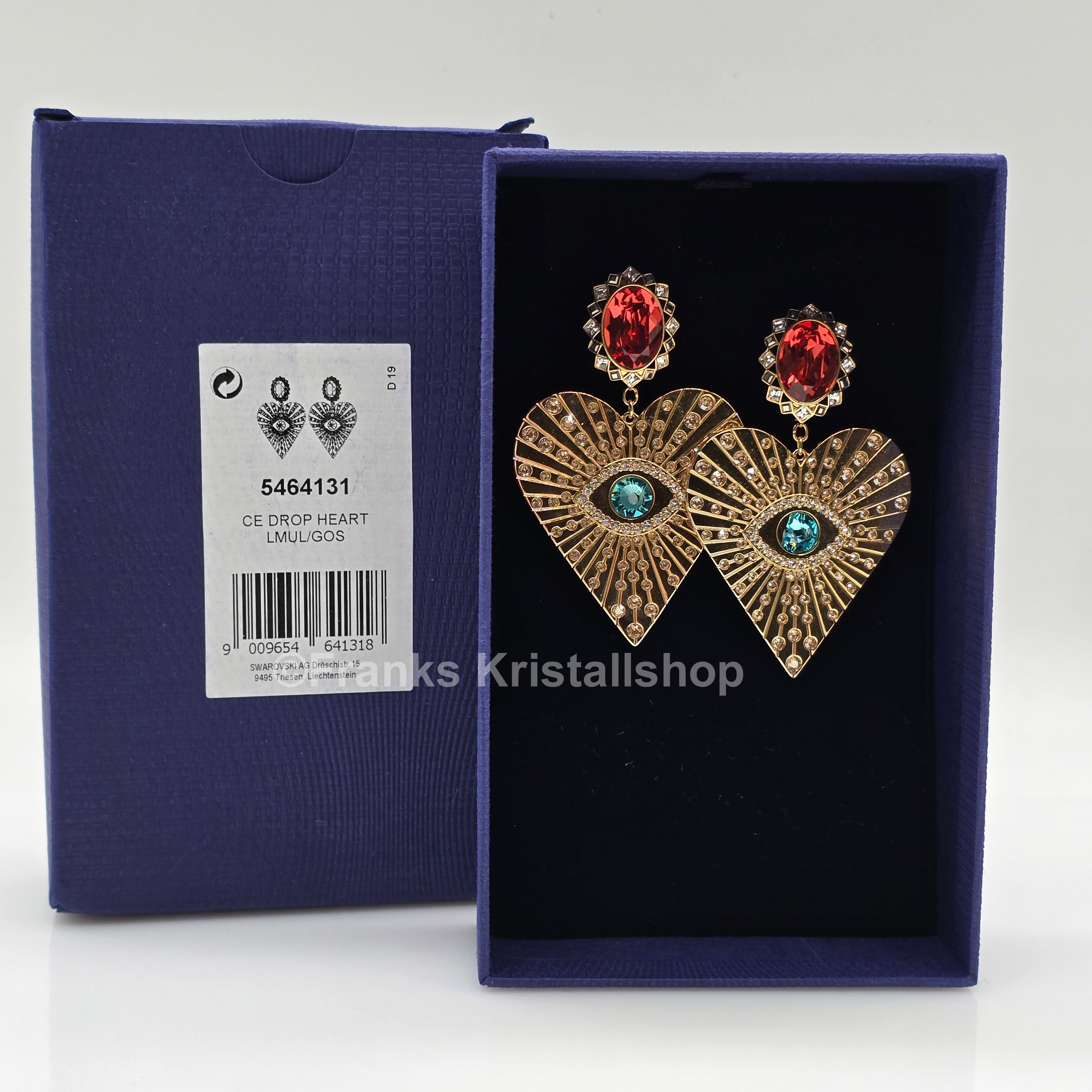 SWAROVSKI Ohrclips Clips Herz Ohrhänger Lucky Goddess 5464131