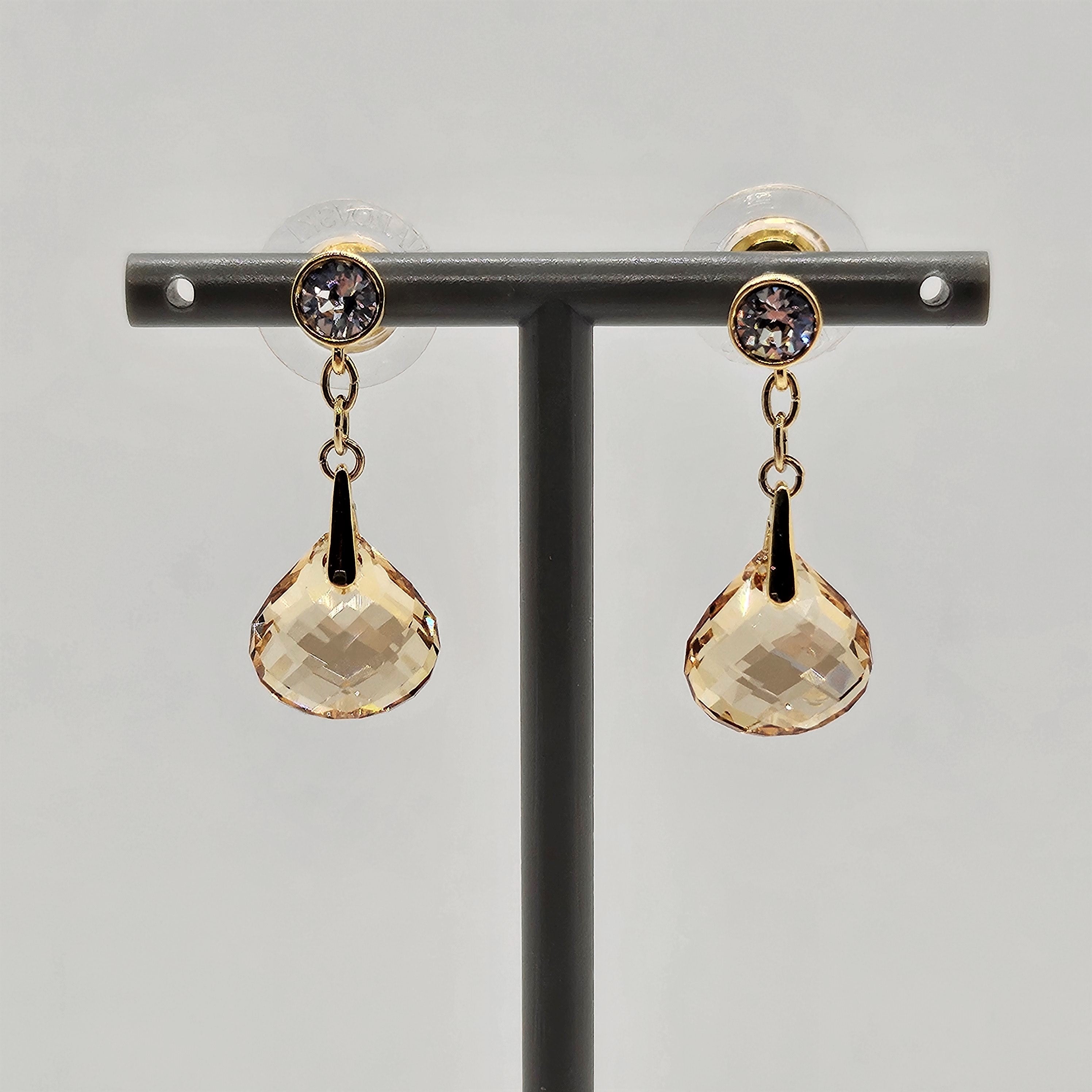 SWAROVSKI Tessa Drop-Ohrhänger Goldfarben Goldlegierungsschicht 5677549