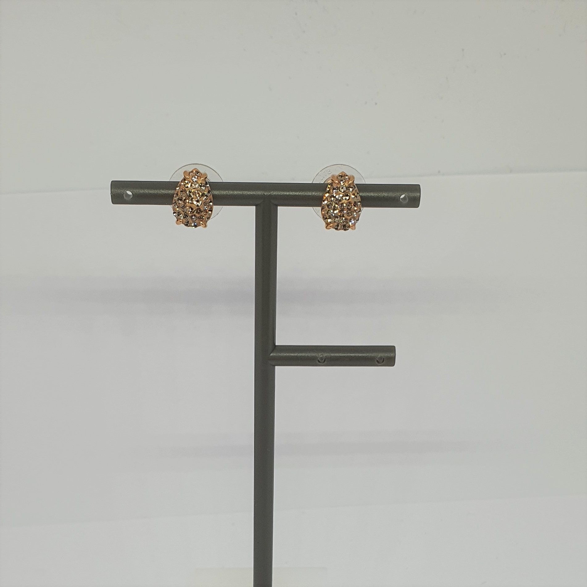 SWAROVSKI Ohrstecker Tropfen Teardrop Rosevergoldet 5432457