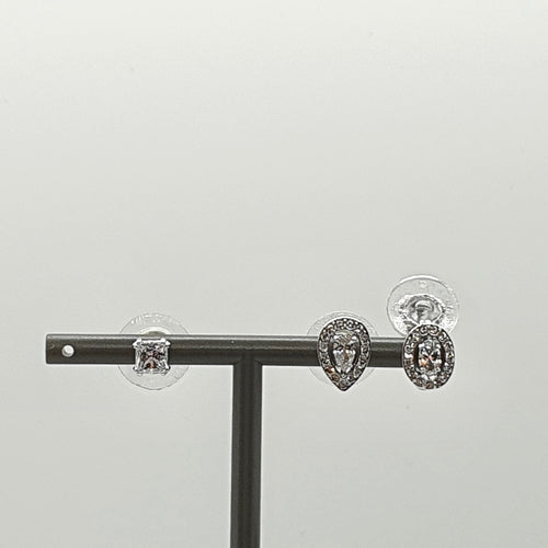 SWAROVSKI Attract Ohrstecker 2 Stecker und 1 Clip, Rhodiniert 5410284