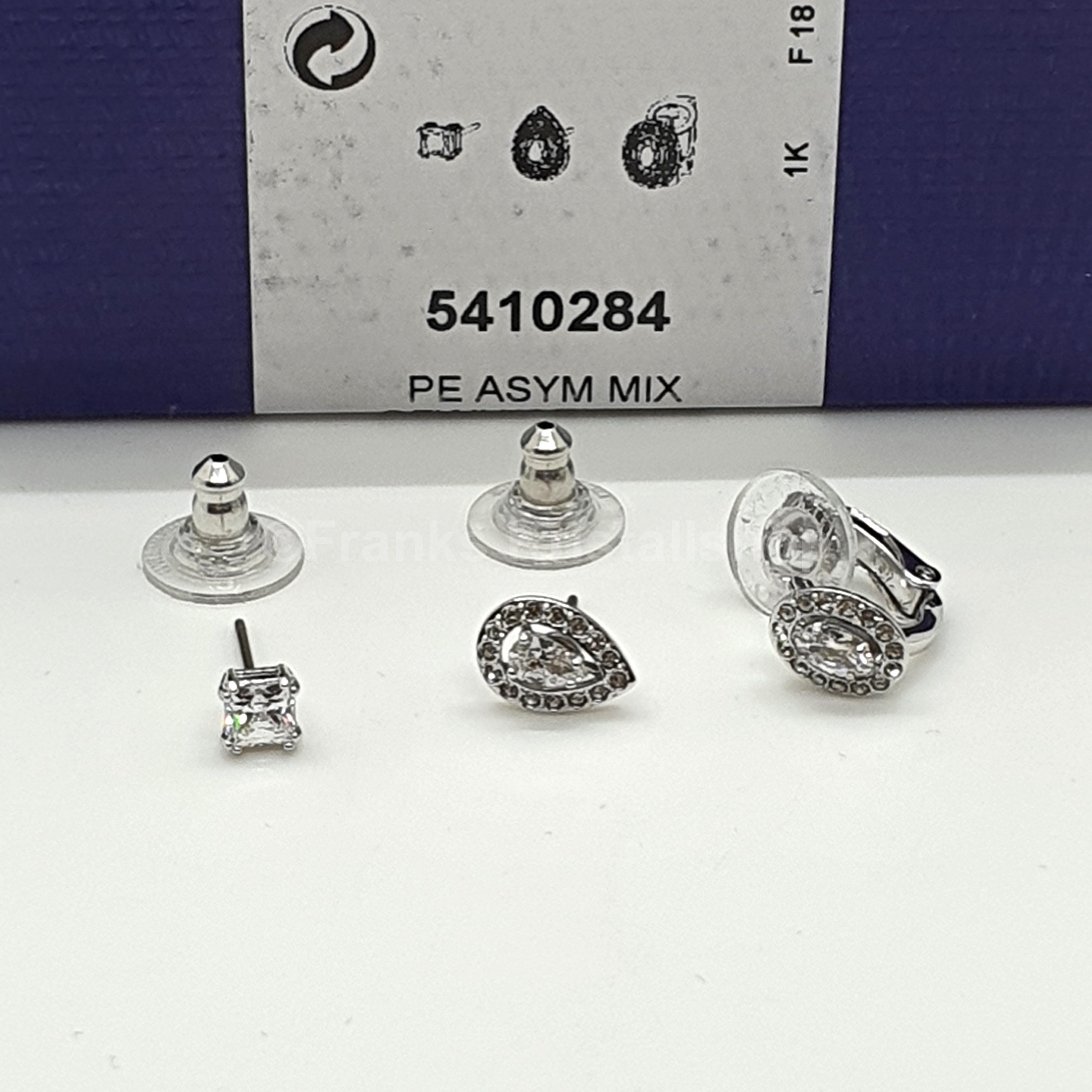 SWAROVSKI Attract Ohrstecker 2 Stecker und 1 Clip, Rhodiniert 5410284