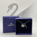 SWAROVSKI Om Halskette Glaube Buddha Blau, Rhodiniert 5535712
