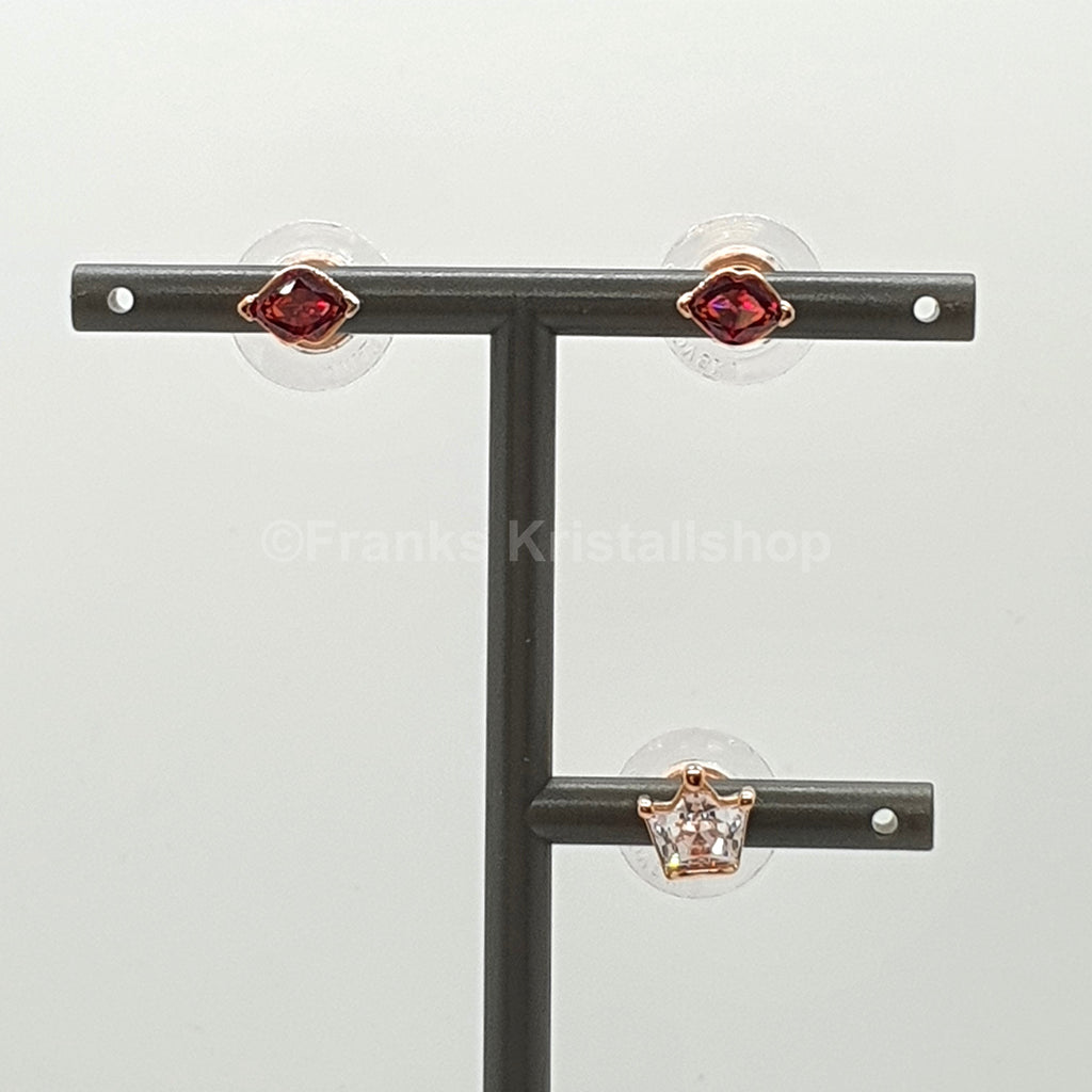 SWAROVSKI Out Of This World Ohrstecker 2 x Kussmund 1 x Krone, 5456137