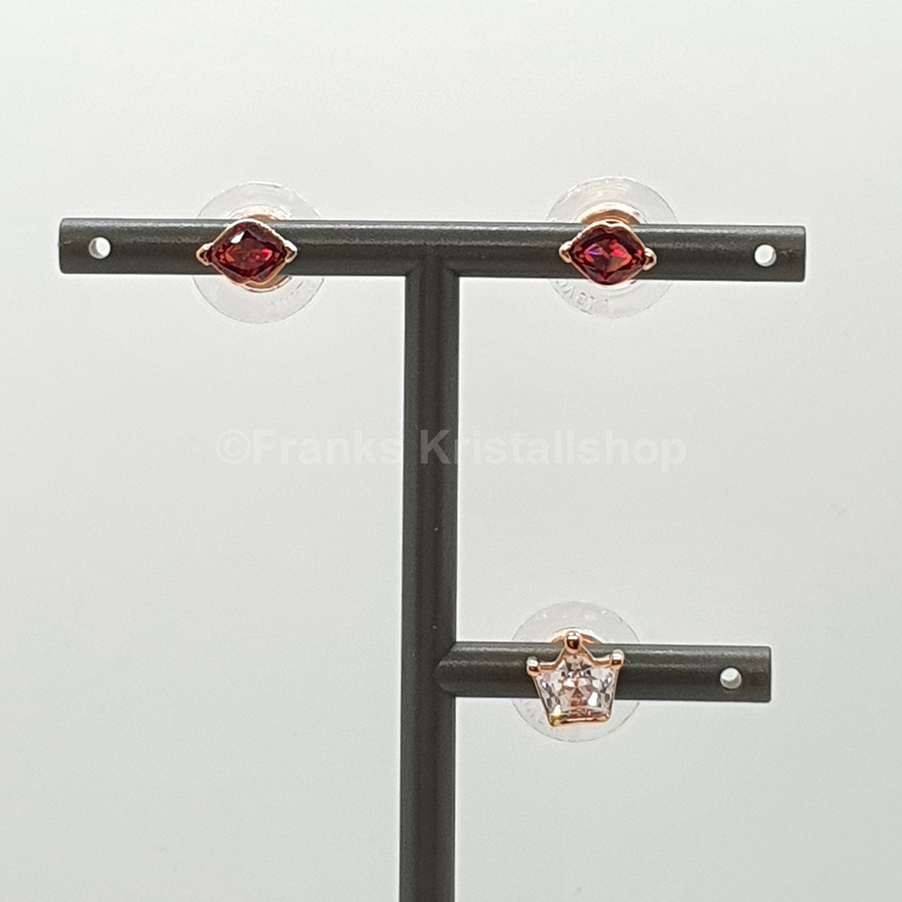 SWAROVSKI Out Of This World Ohrstecker 2 x Kussmund 1 x Krone, 5456137