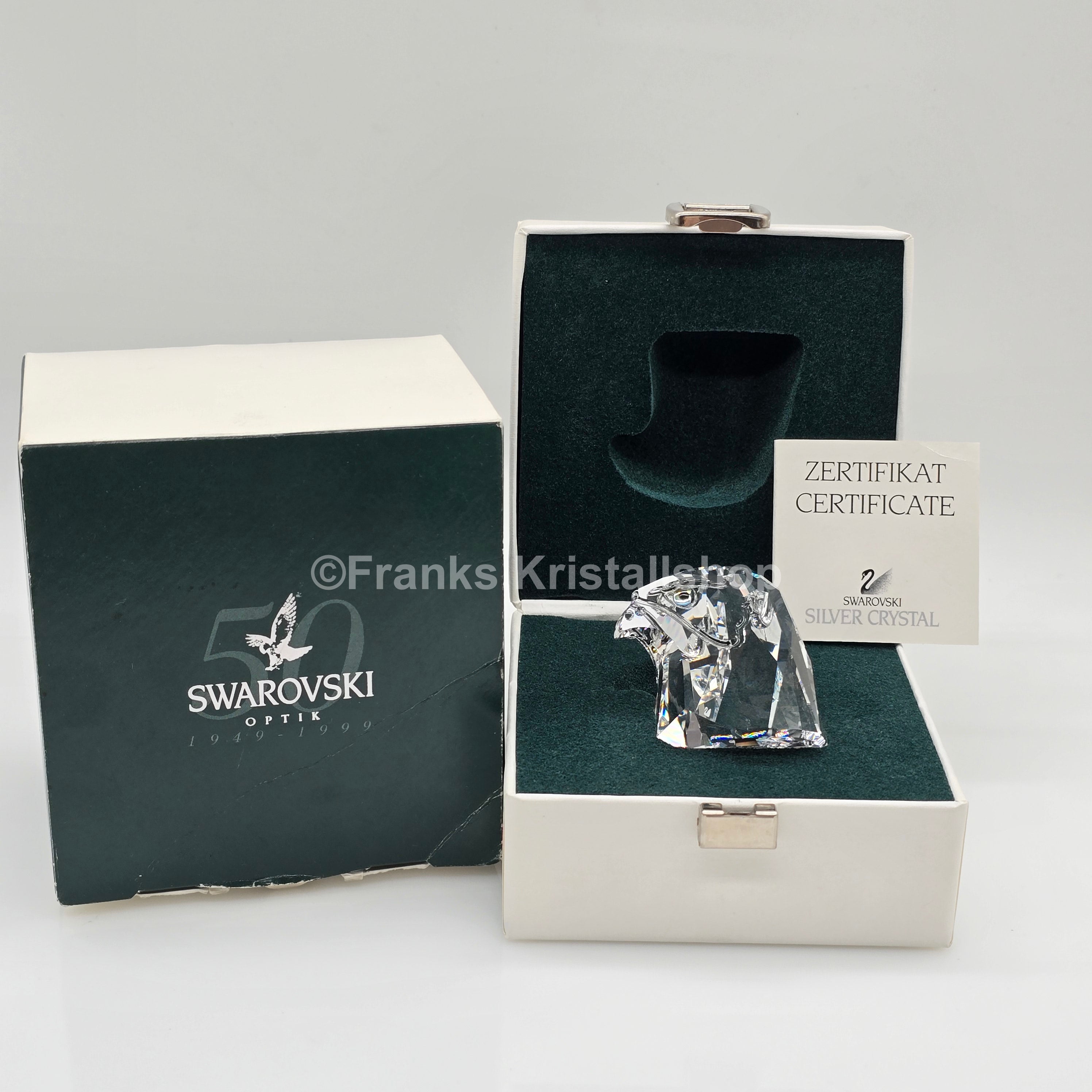 SWAROVSKI Falkenkopf Klein Sonderausgabe Optik 1949 - 1999  013829