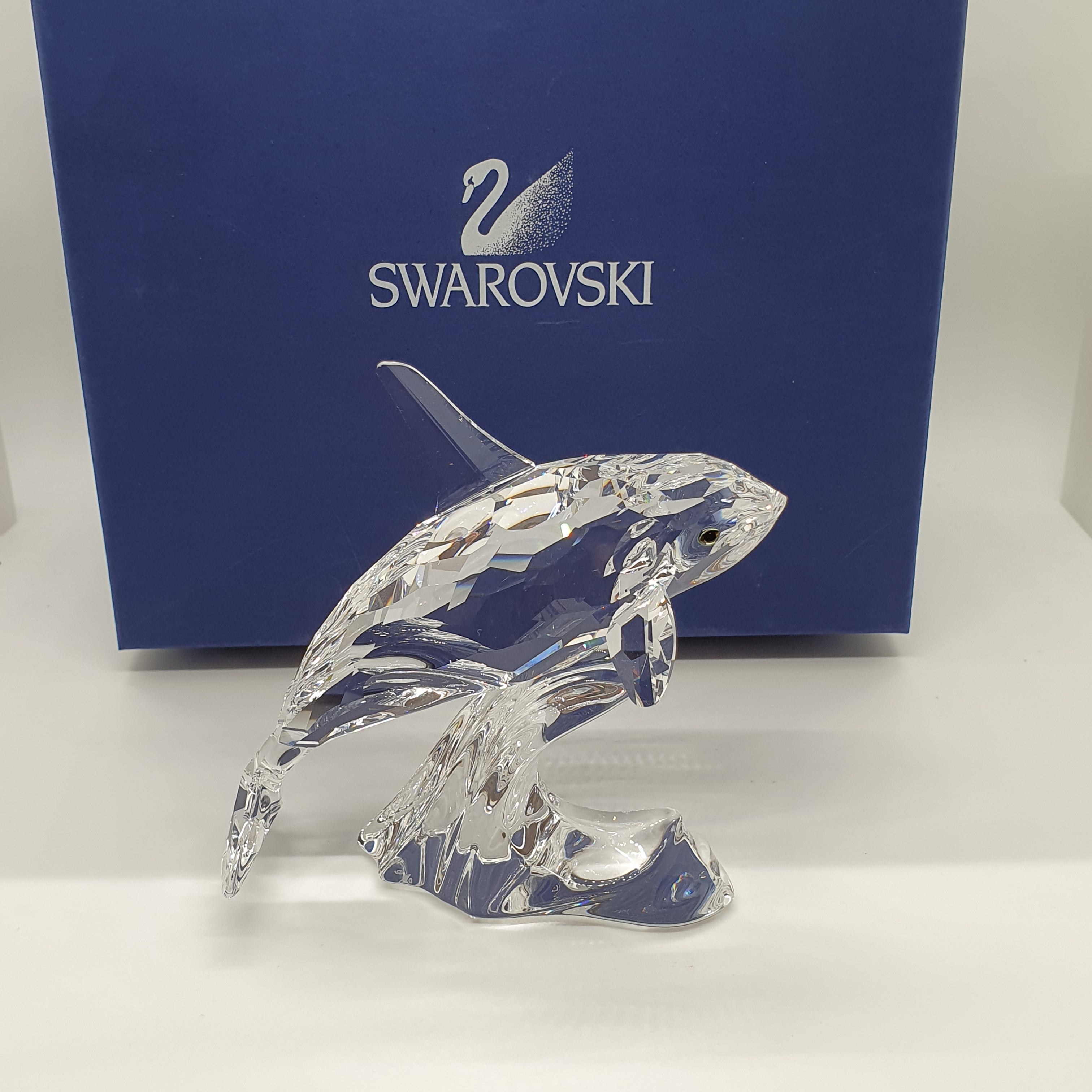 特価 SWAROVSKI オルカ「622939」10cm SWAROVSKI Orca Wal 622939 – Franks Kristall Shop