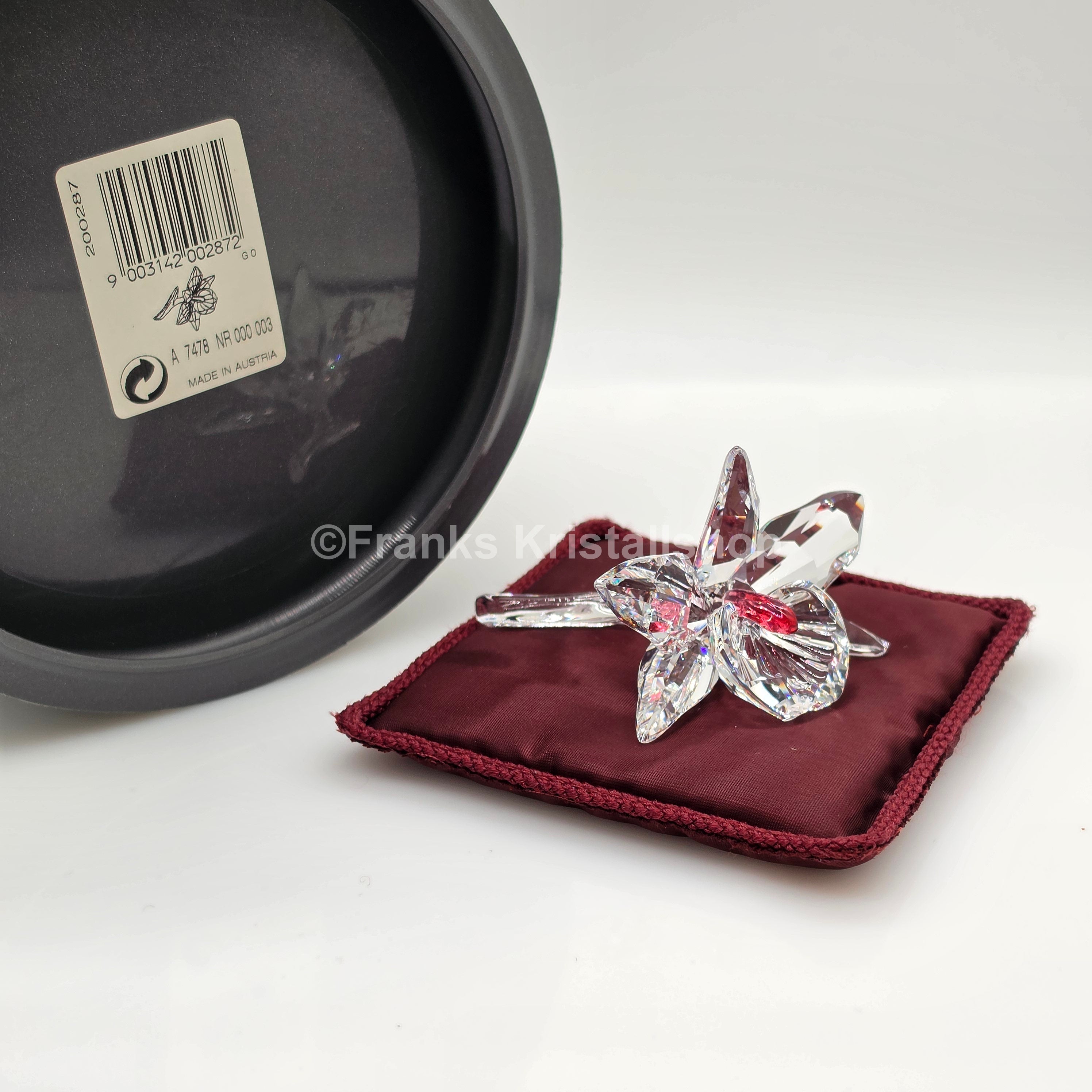 SWAROVSKI Orchidee Pink 200287 Variante 3 (Dunkelrosa)