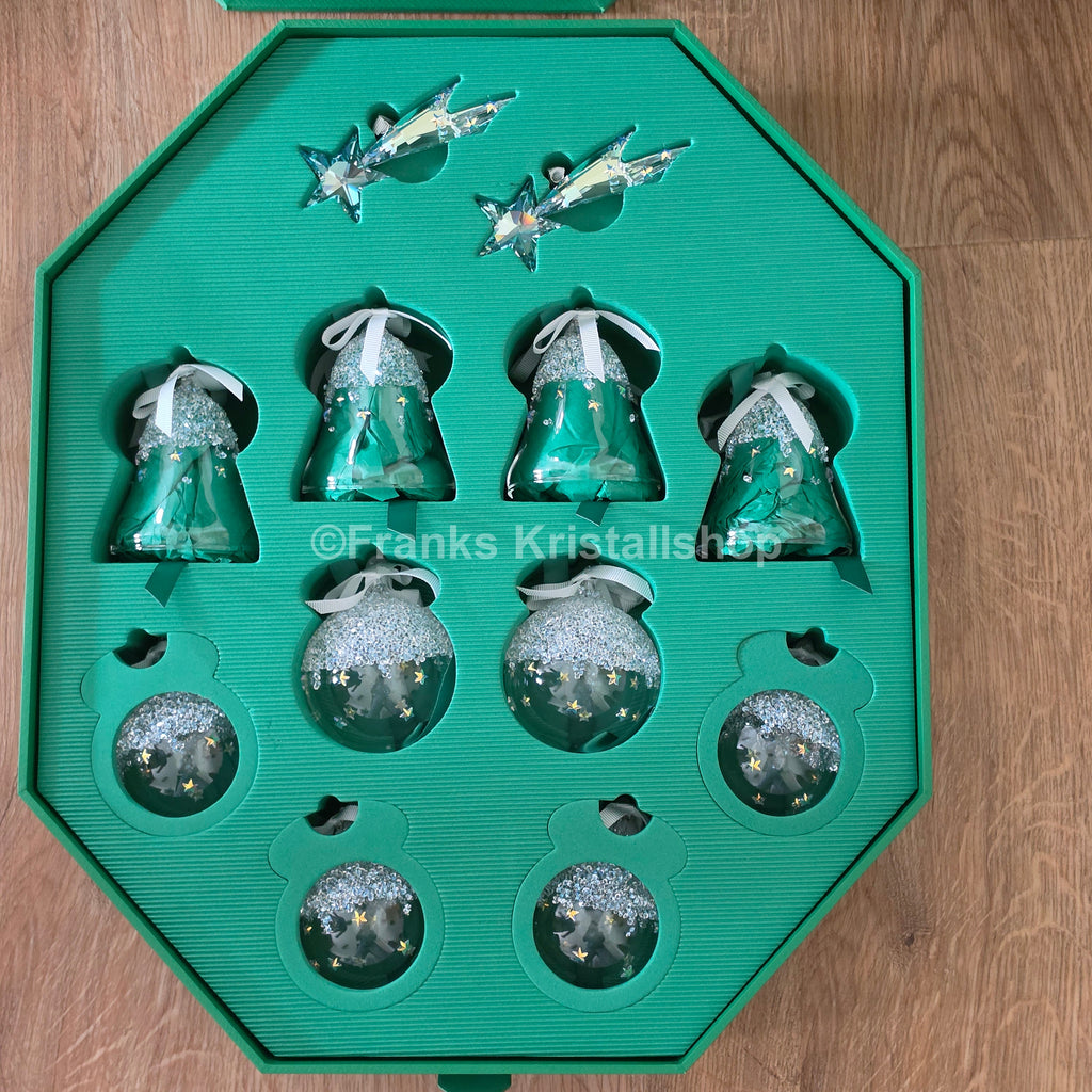 SWAROVSKI Ornament Set Weihnachtsbaum Dekorations-Set 5732598