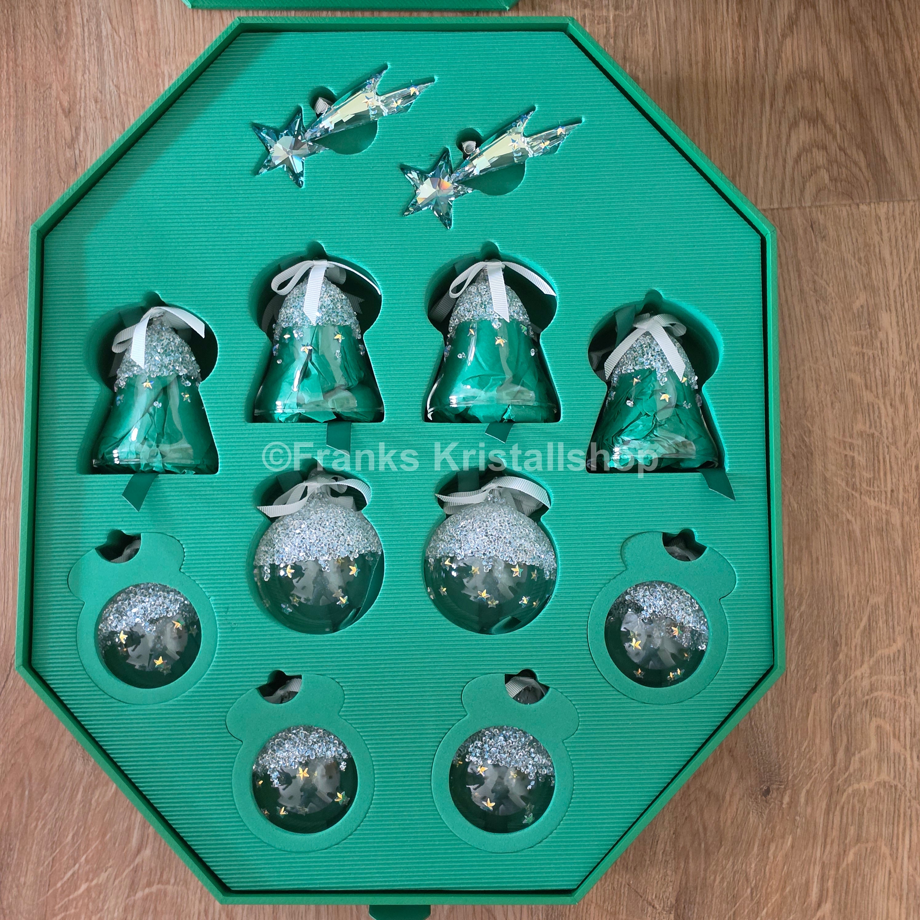 SWAROVSKI Ornament Set Weihnachtsbaum Dekorations-Set 5732598