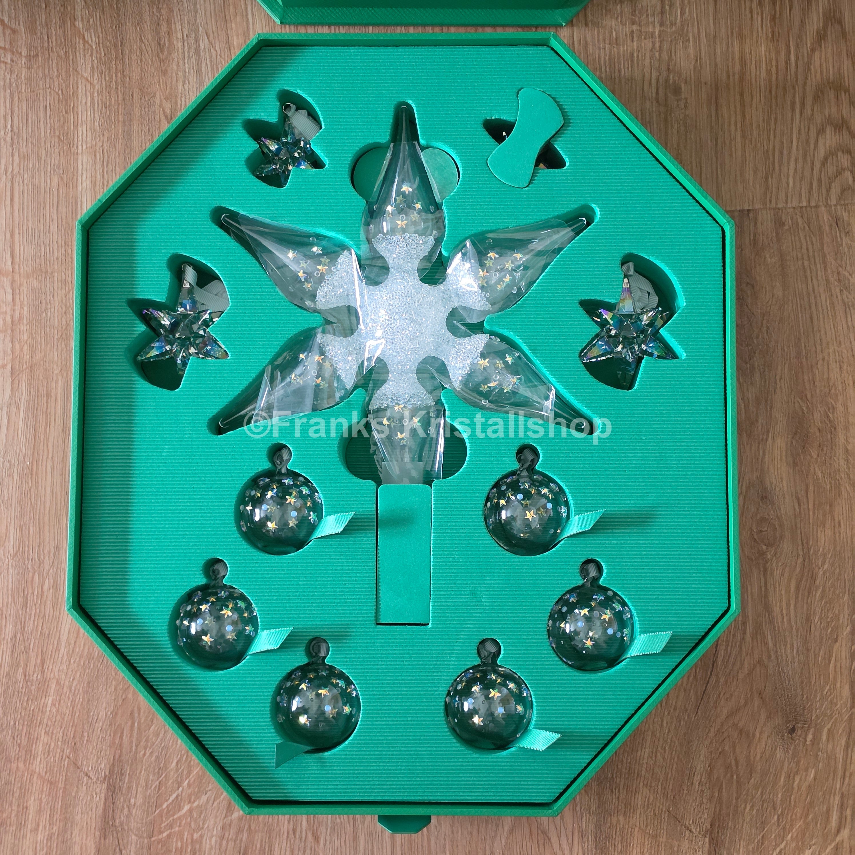 SWAROVSKI Ornament Set Weihnachtsbaum Dekorations-Set 5732598