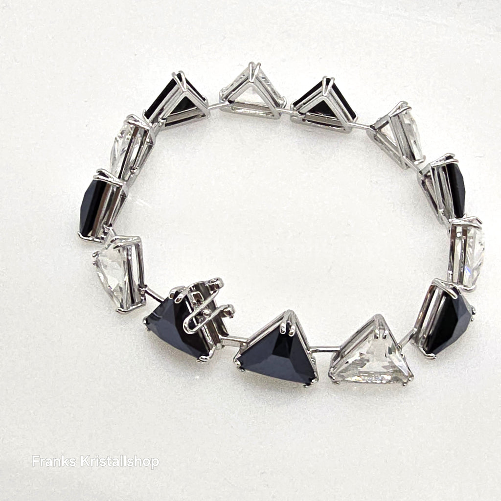 SWAROVSKI Ortyx Armband Klar, Schwarz, Rhodiniert 5619154
