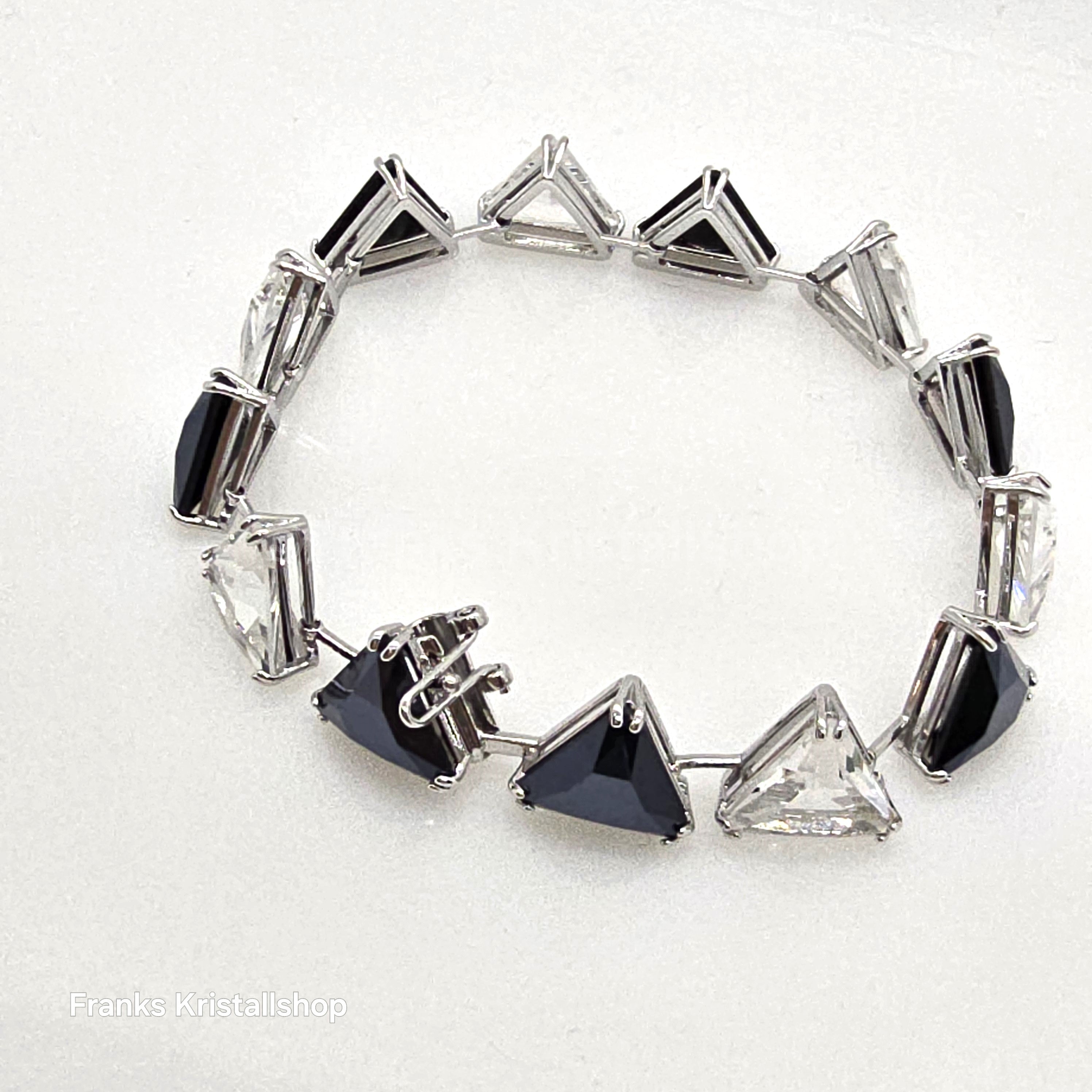 SWAROVSKI Ortyx Armband Klar, Schwarz, Rhodiniert 5619154