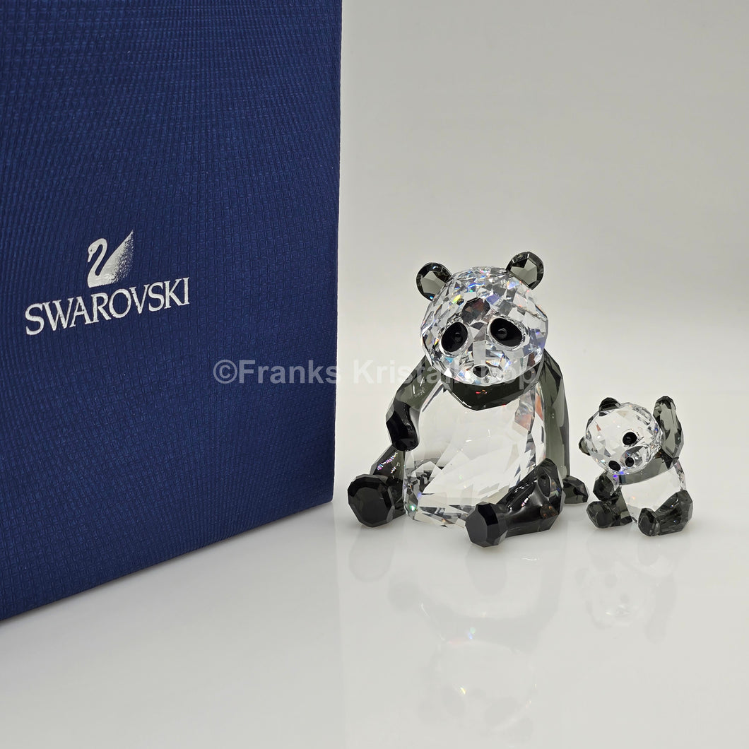 SWAROVSKI Pandamutter und Kind 5063690 oU