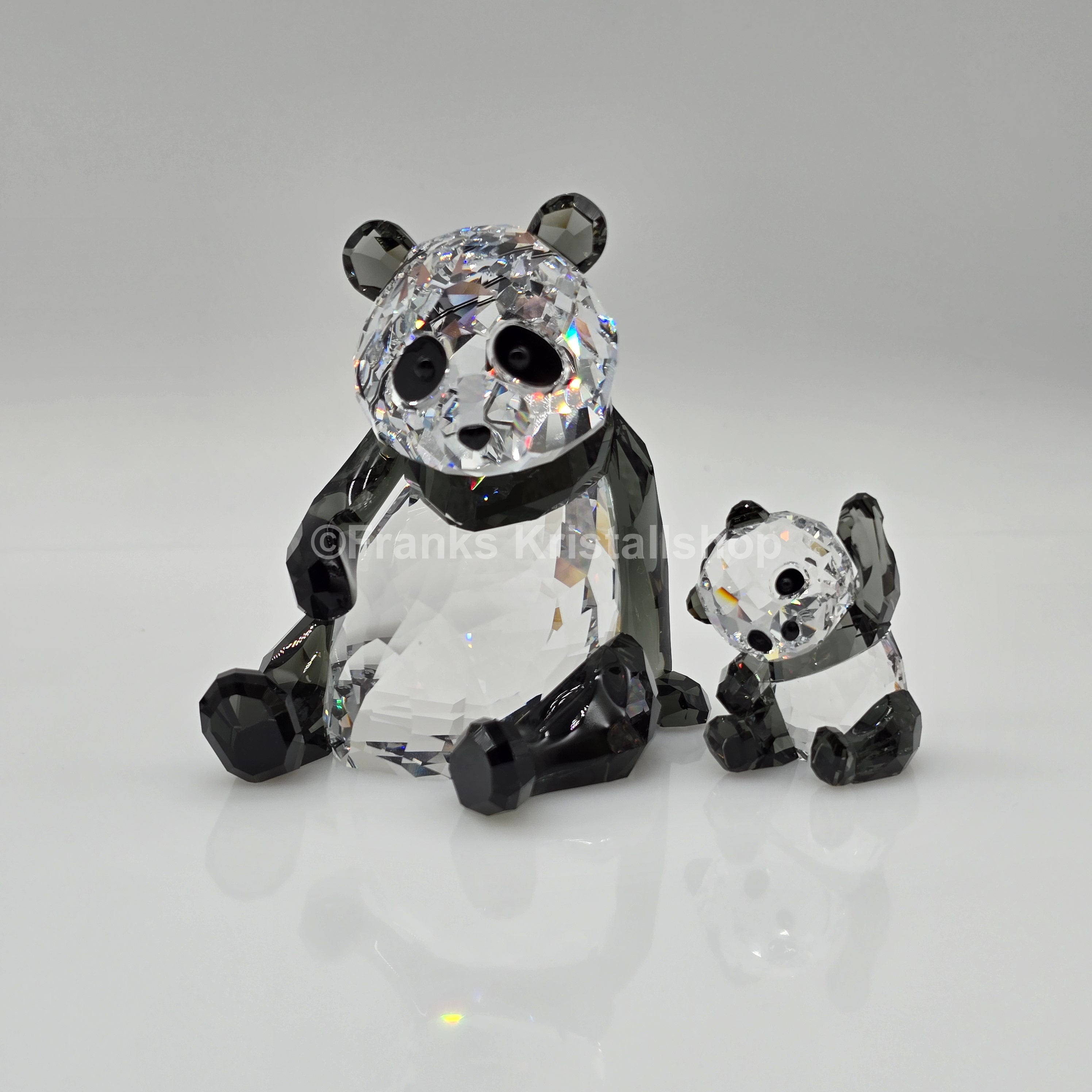 SWAROVSKI Pandamutter und Kind 5063690 oU
