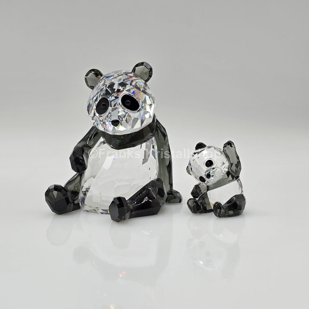 SWAROVSKI Pandamutter und Kind 5063690 oU