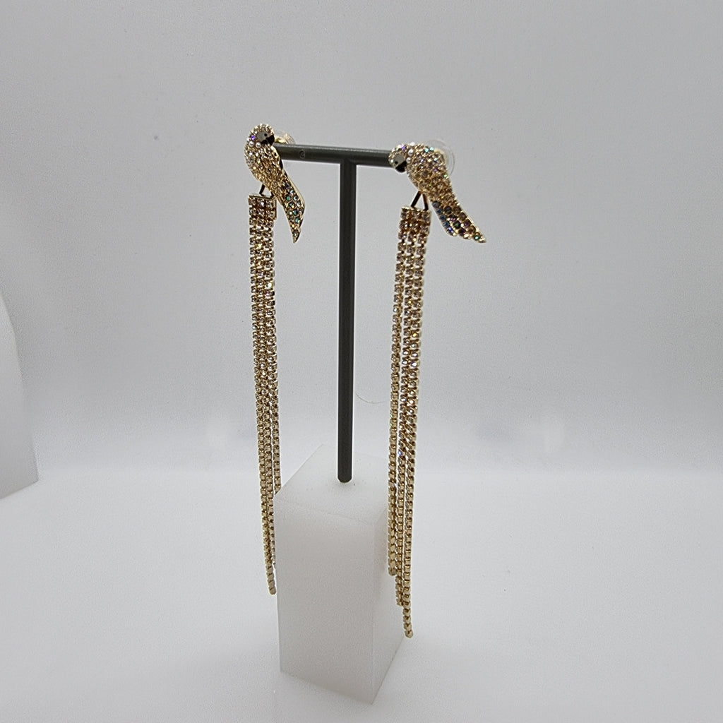 SWAROVSKI Papagei Ohrringe Tropical Parrot Vergoldet 5512708