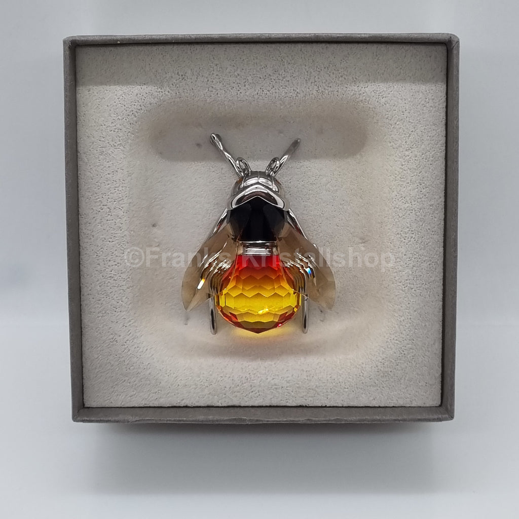 SWAROVSKI Crystal Paradise Insekten Hummel Alipur Brosche Groß, Rhodium 292078