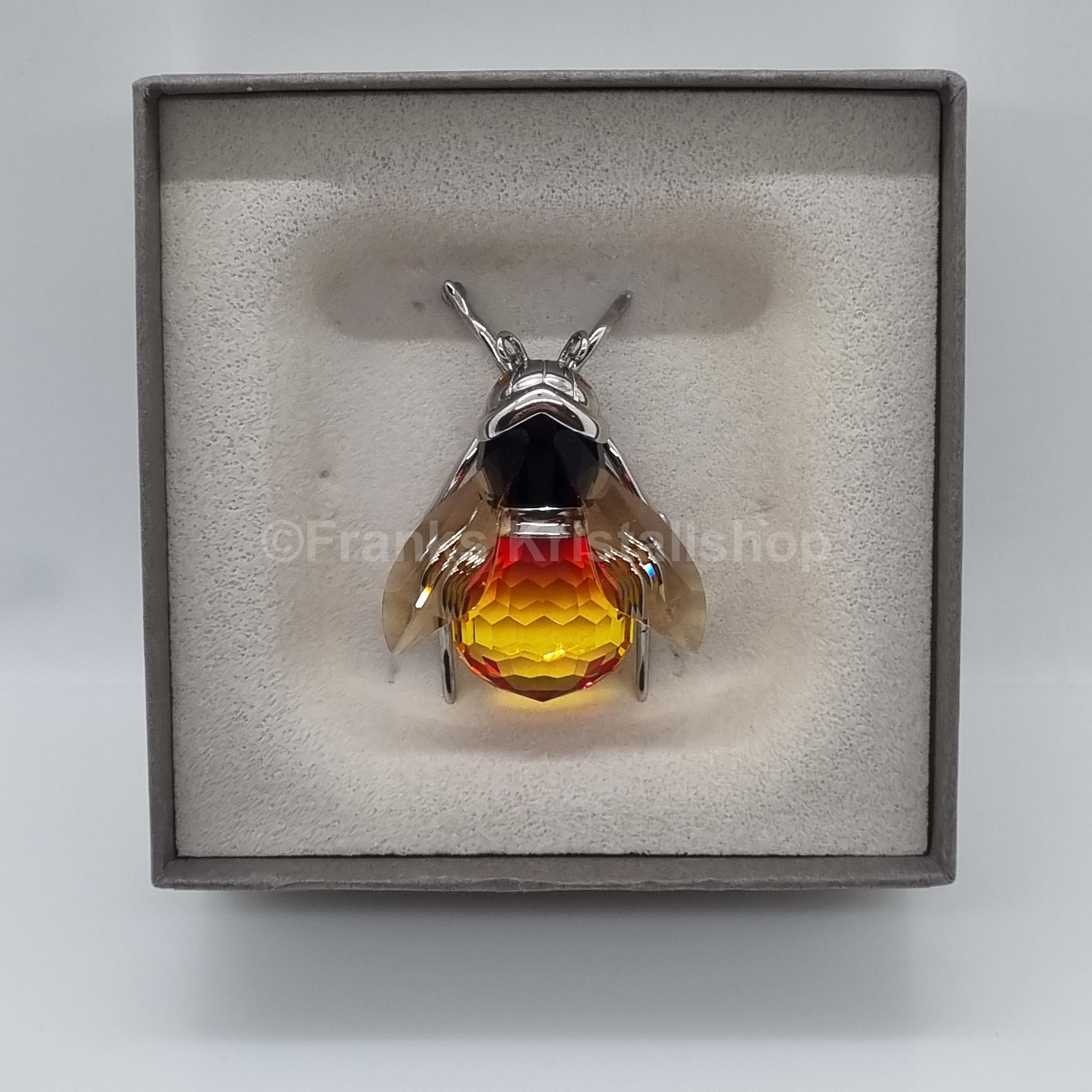 SWAROVSKI Crystal Paradise Insekten Hummel Alipur Brosche Groß, Rhodium 292078