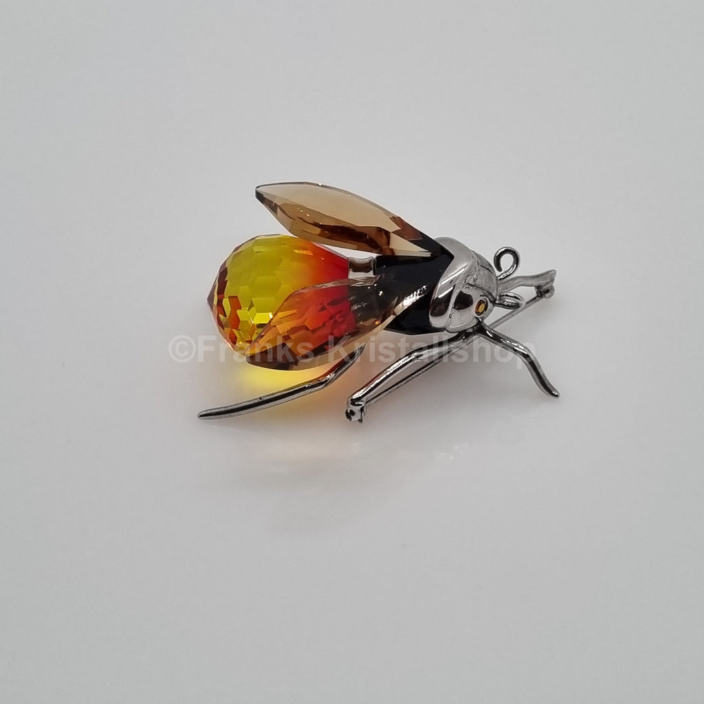 SWAROVSKI Crystal Paradise Insekten Hummel Alipur Brosche Groß, Rhodium 292078