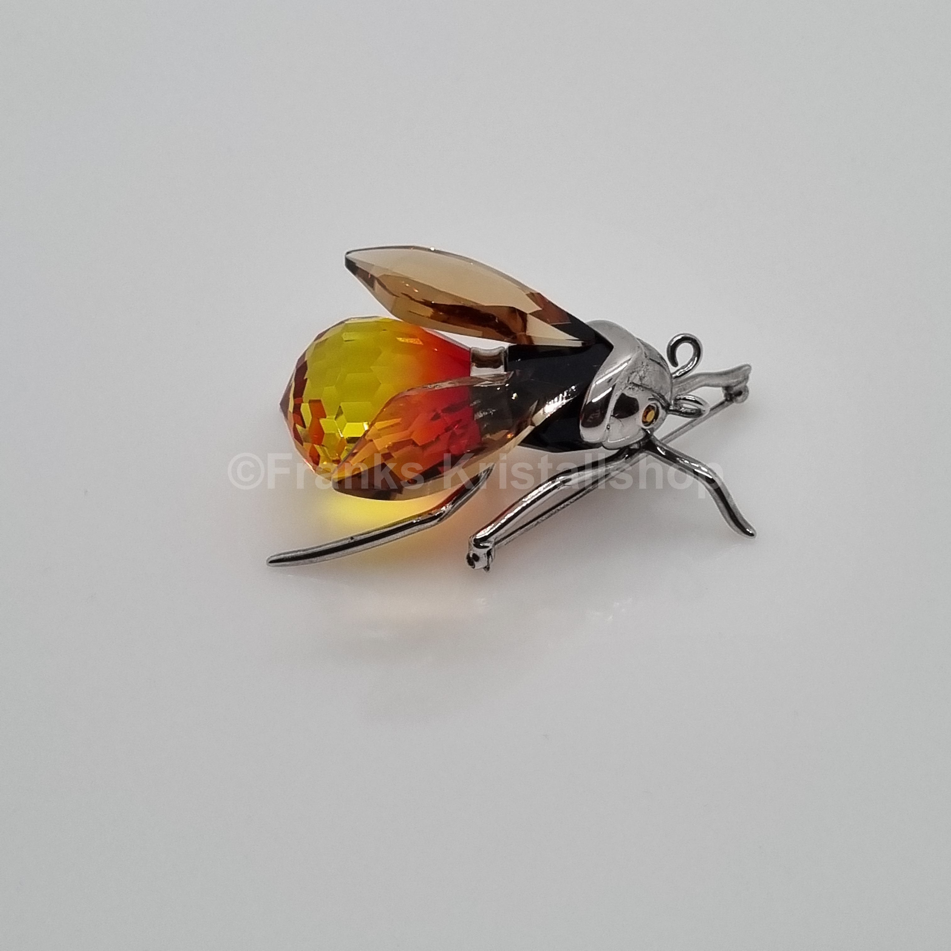 SWAROVSKI Crystal Paradise Insekten Hummel Alipur Brosche Groß, Rhodium 292078