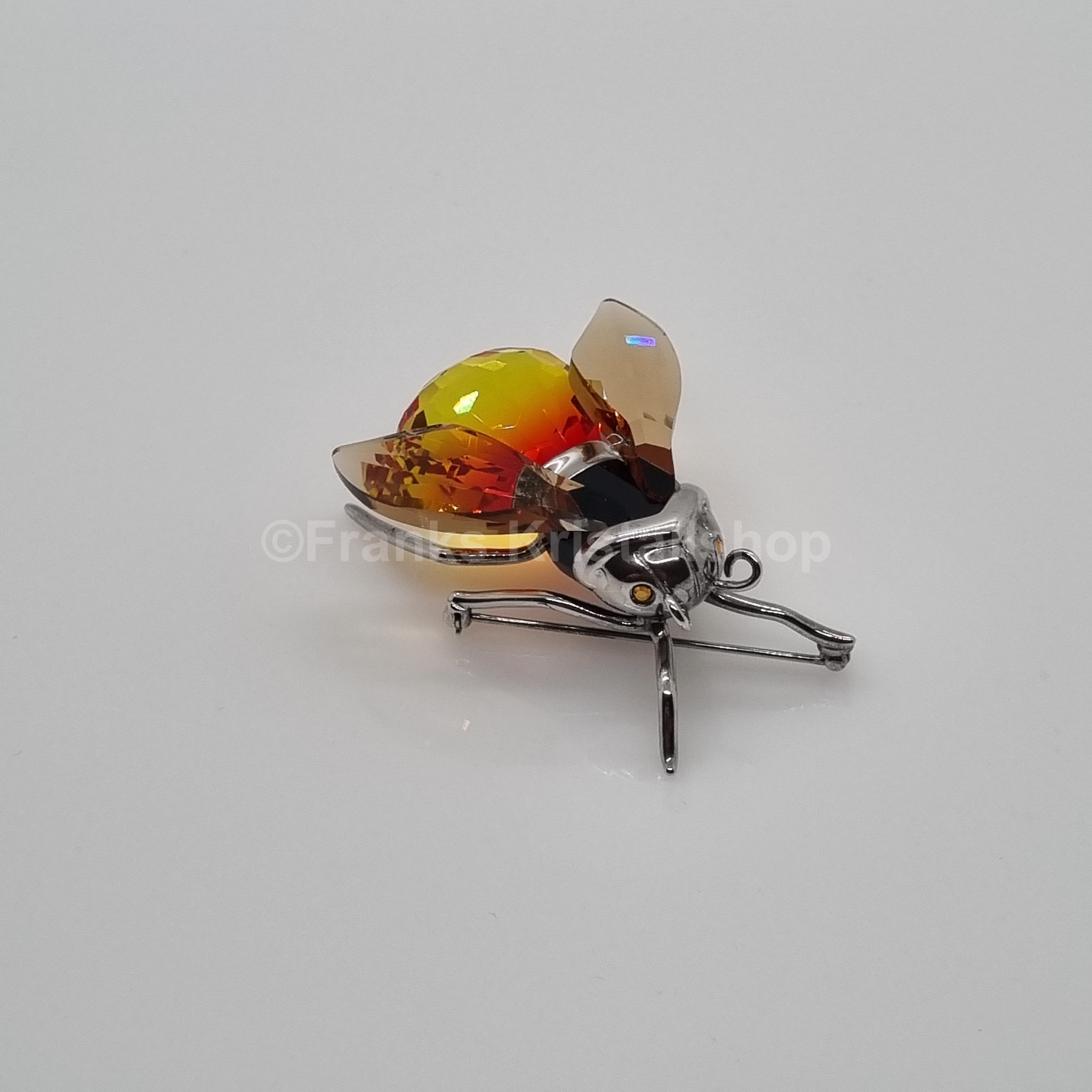 SWAROVSKI Crystal Paradise Insekten Hummel Alipur Brosche Groß, Rhodium 292078