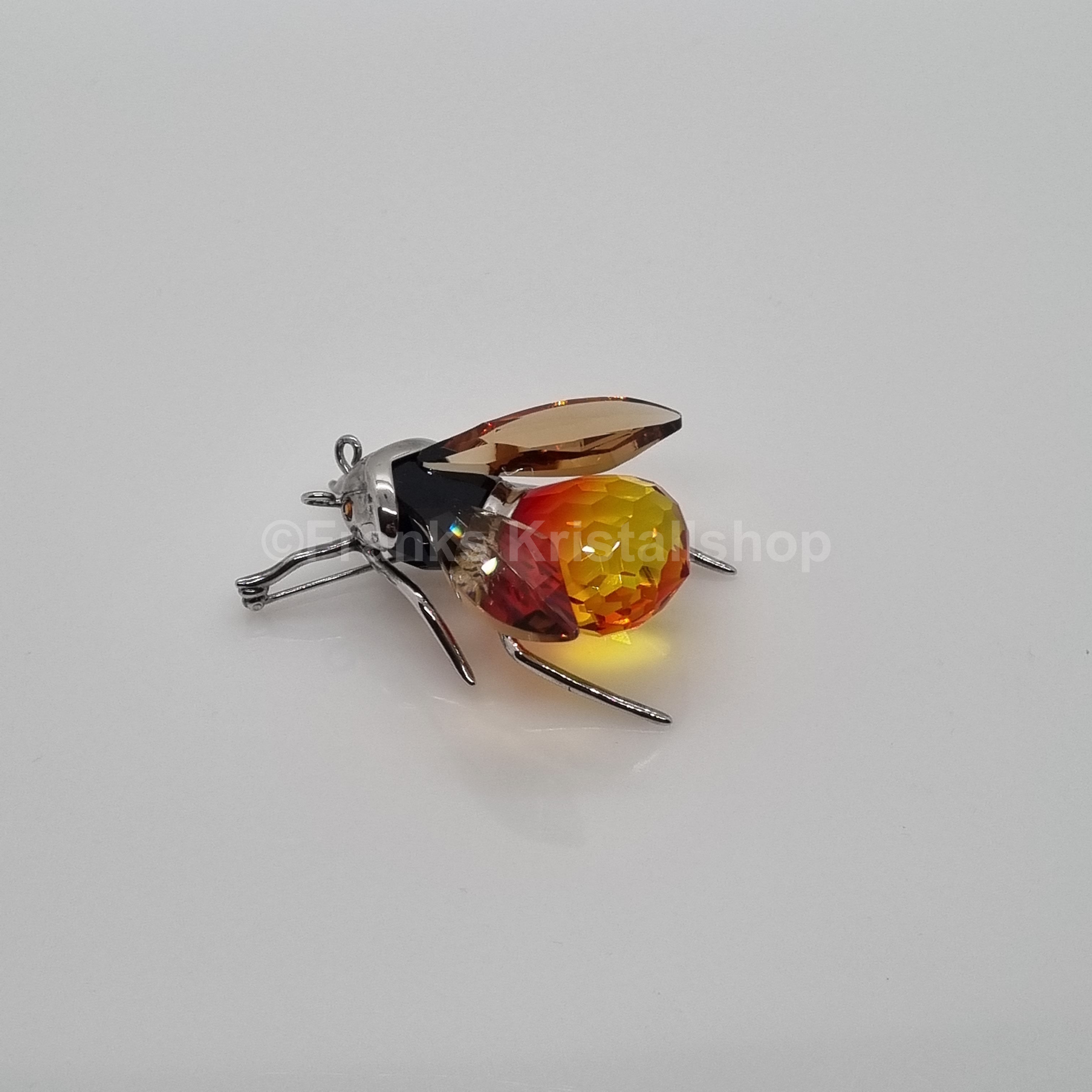 SWAROVSKI Crystal Paradise Insekten Hummel Alipur Brosche Groß, Rhodium 292078