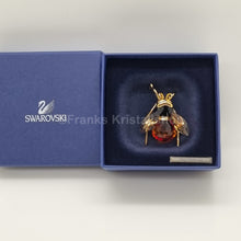 Lade das Bild in den Galerie-Viewer, SWAROVSKI Crystal Paradise Insekten Hummel Alipur Brosche Klein, Vergoldet 250500
