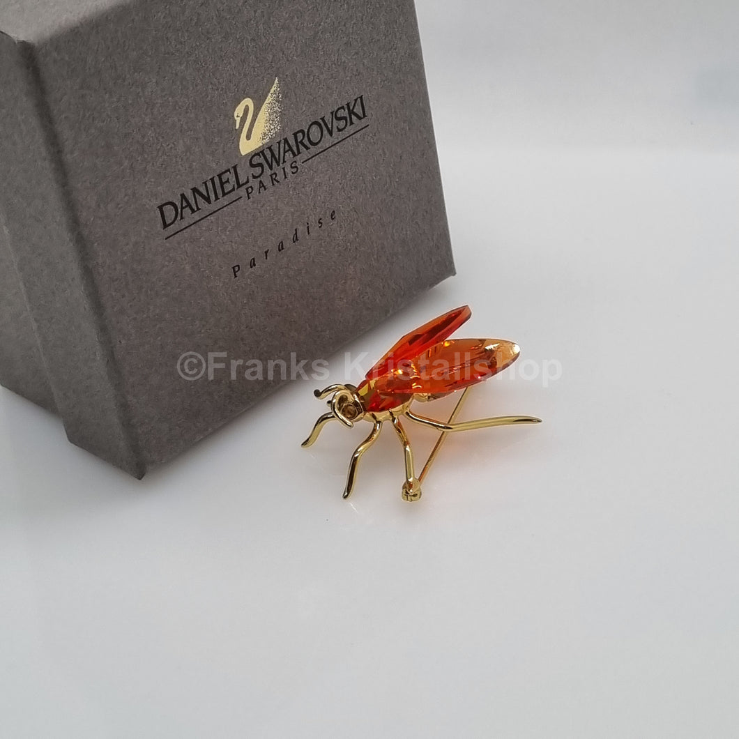 SWAROVSKI Crystal Paradise Insekten Biene Amaya Brosche Klein, Vergoldet 250491